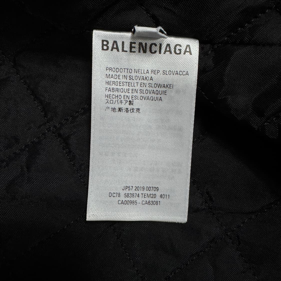 Balenciaga Flannel 발렌시아가 플란넬 스윙 자켓 상품이미지6