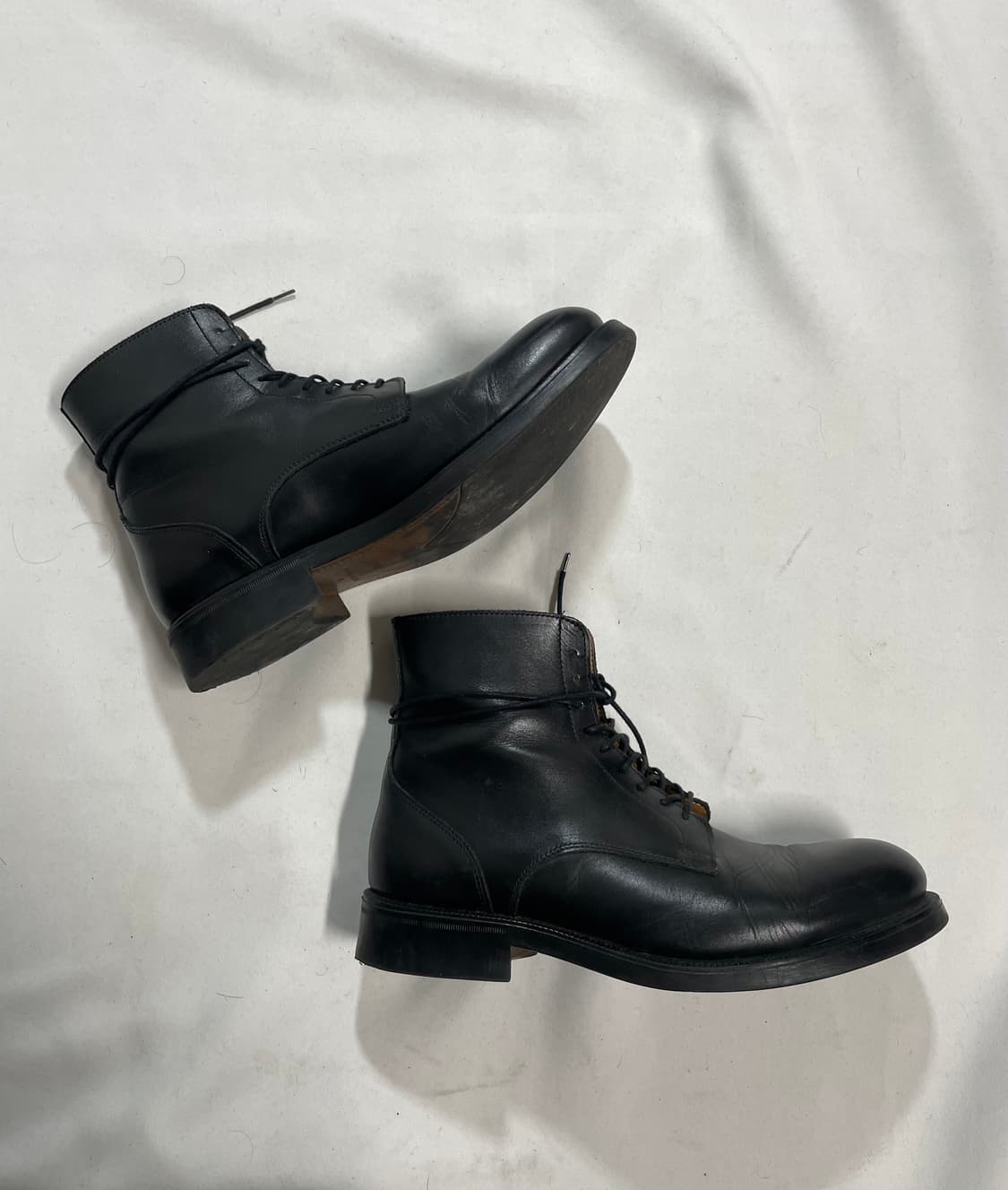 zara 레이스업 레더 부츠 상품이미지2