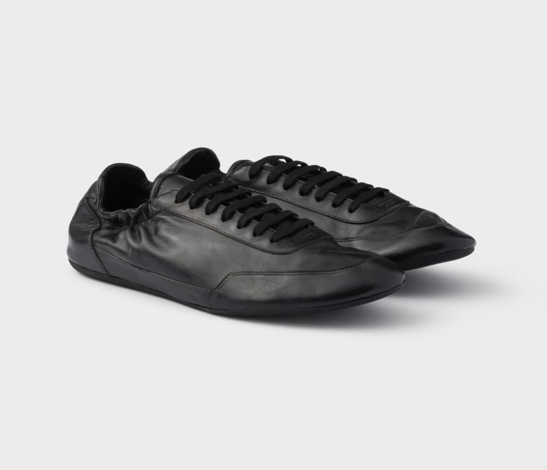 [PRADA] 컬랩스 가죽 스니커즈 9사이즈 상품이미지1