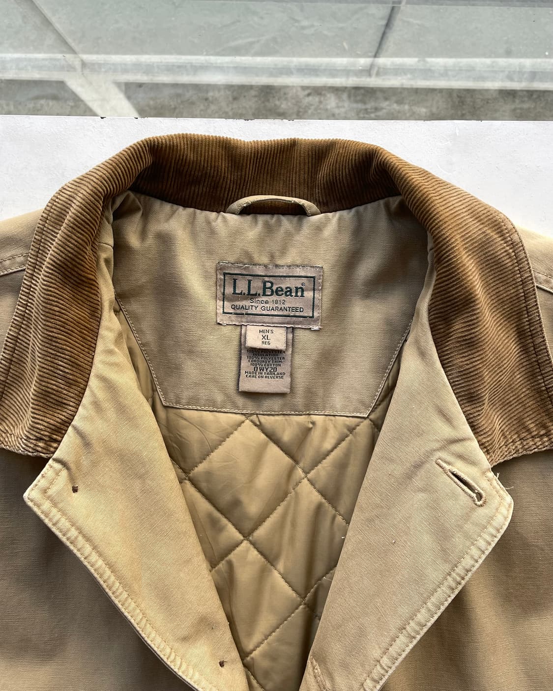 LL Bean quilted Barn coat ( 엘엘빈 반코트 XL ) 상품이미지8