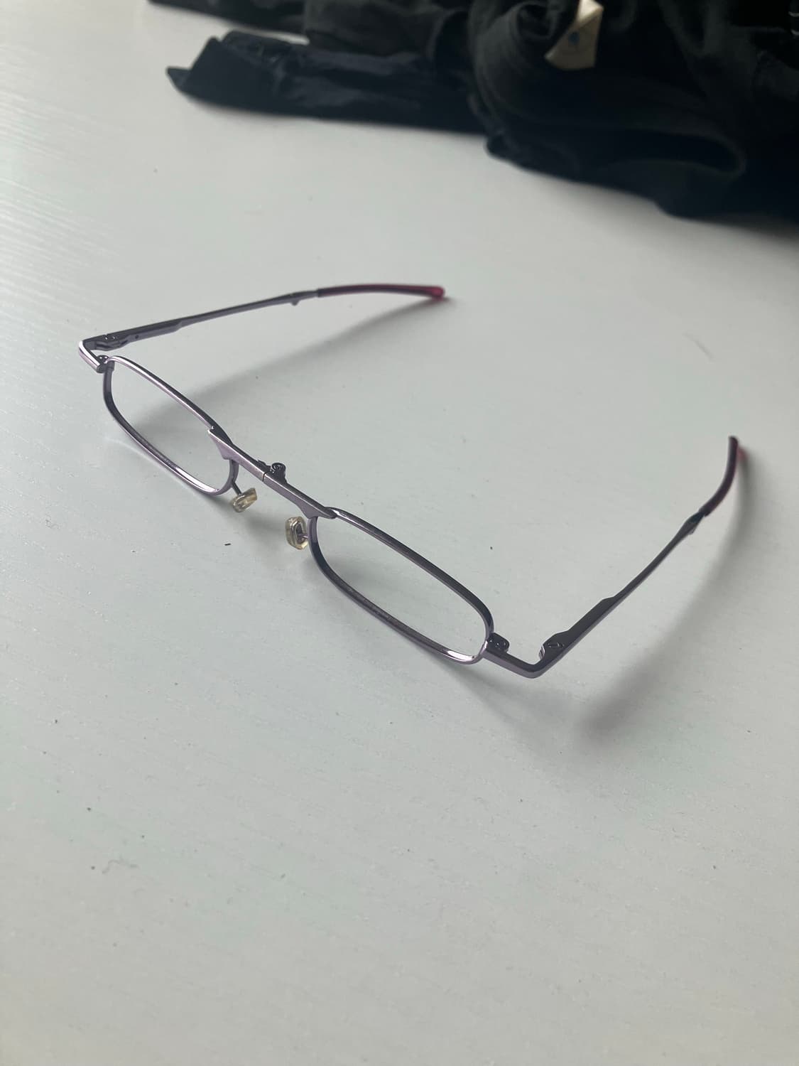Japanese 90s 빈티지 레트로 나노 사이즈 메탈 폴더 안경테 상품이미지2