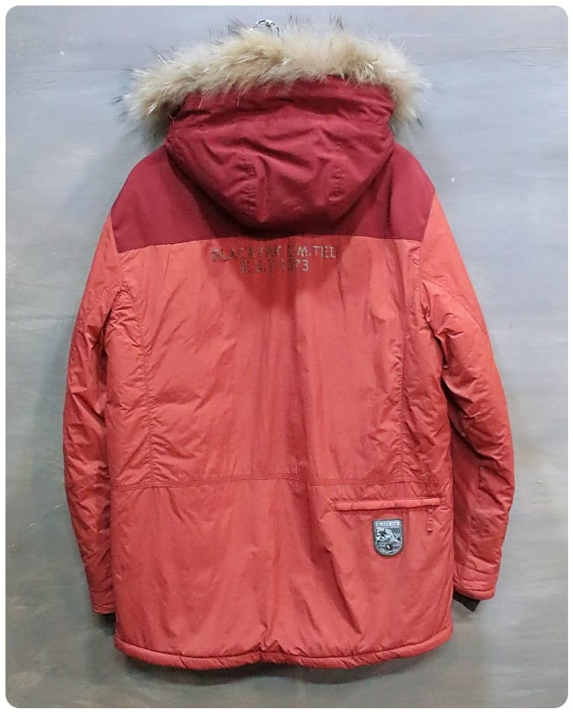 블랙야크 라쿤 퍼 야상 패딩 점퍼 100 상품이미지3