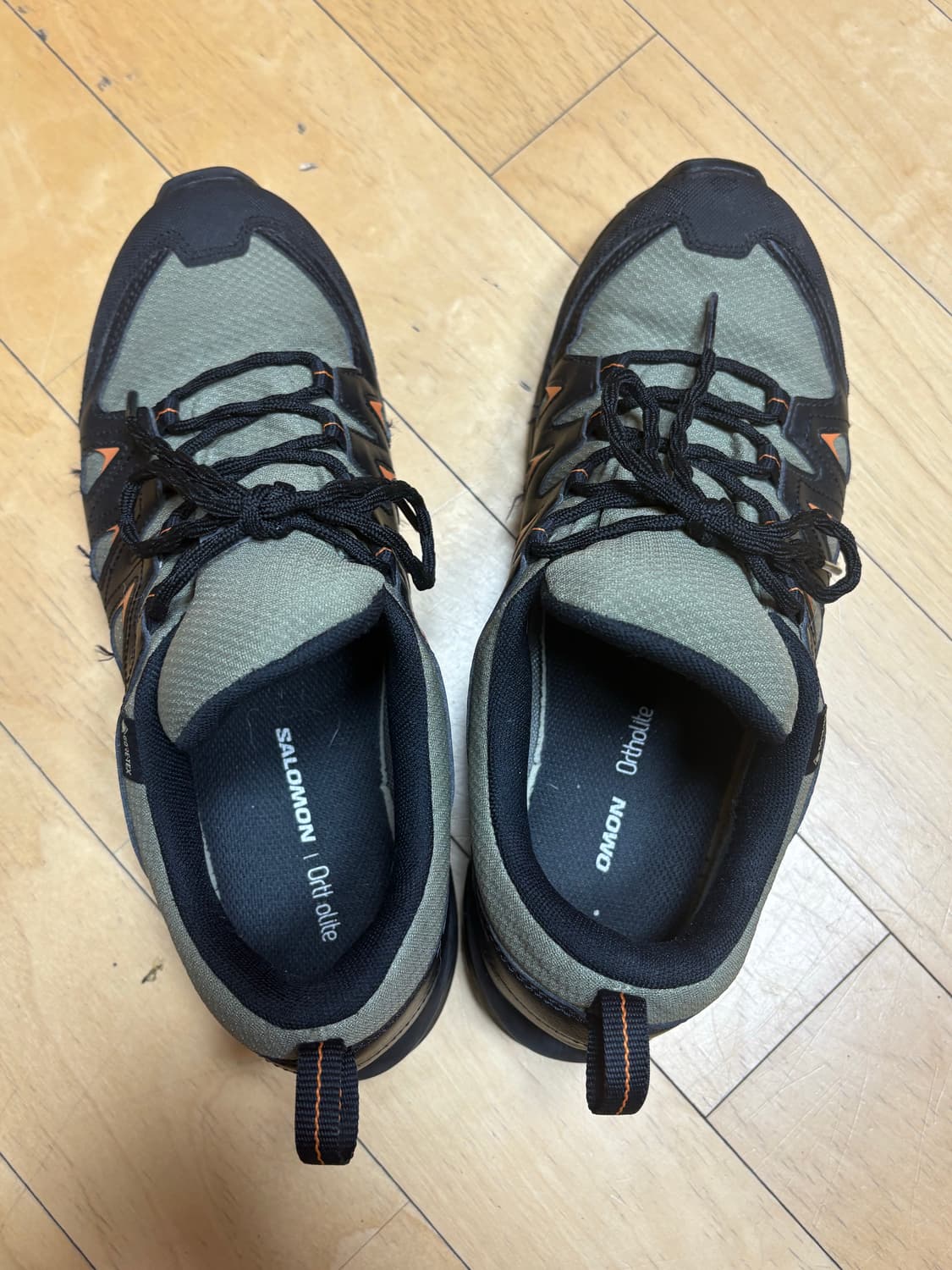 살로몬 고어텍스 카키 275 국내 미발매 상품이미지2