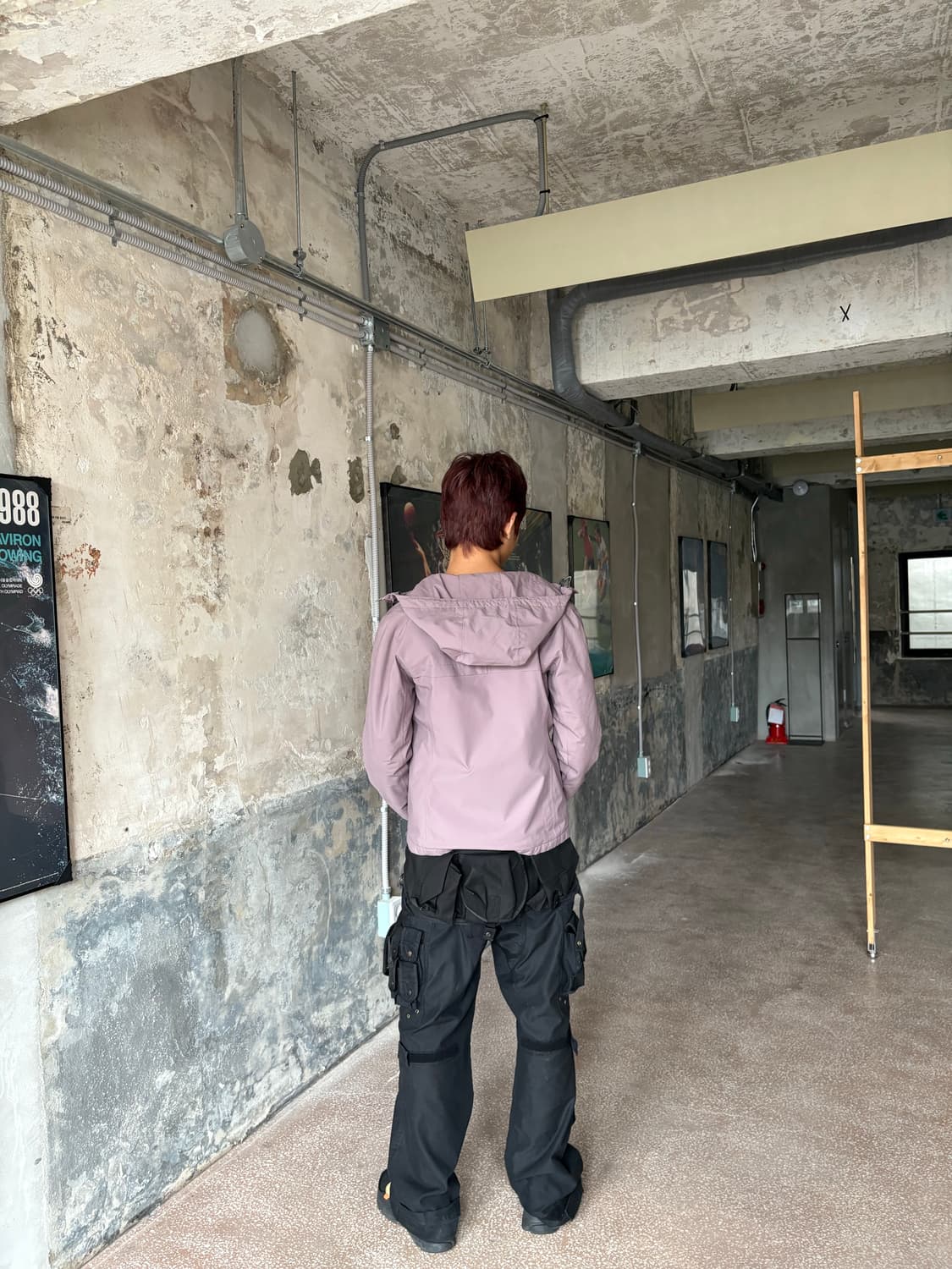 프라다 다크 핑크 고어텍스 패딩 자켓 상품이미지4