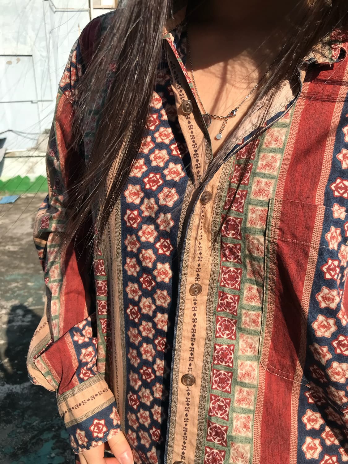 CHAPS 에스닉 패턴 셔츠  상품이미지4