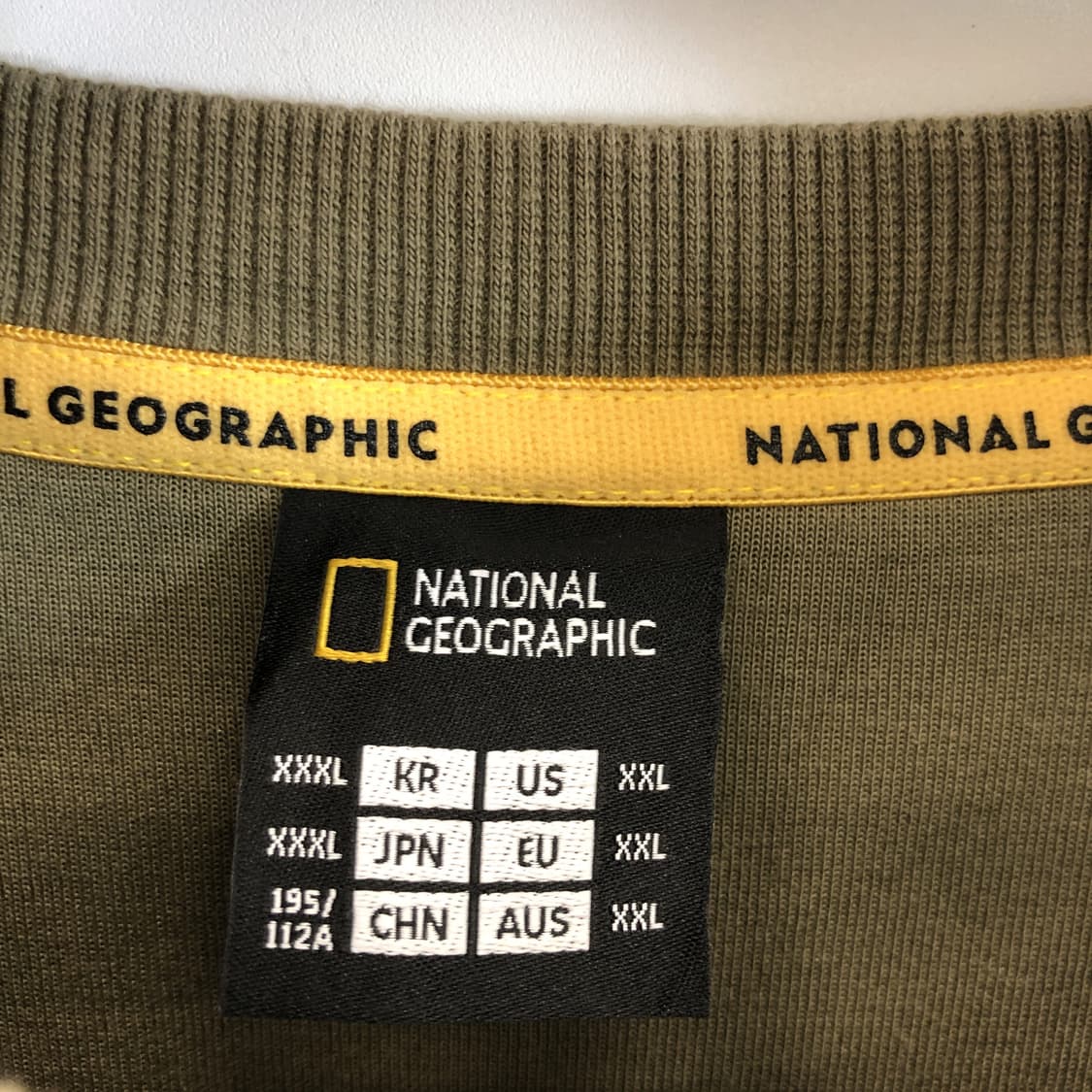 내셔널지오그래픽 벨룩스 와펜 스웻셔츠 3XL 올리브  상품이미지6
