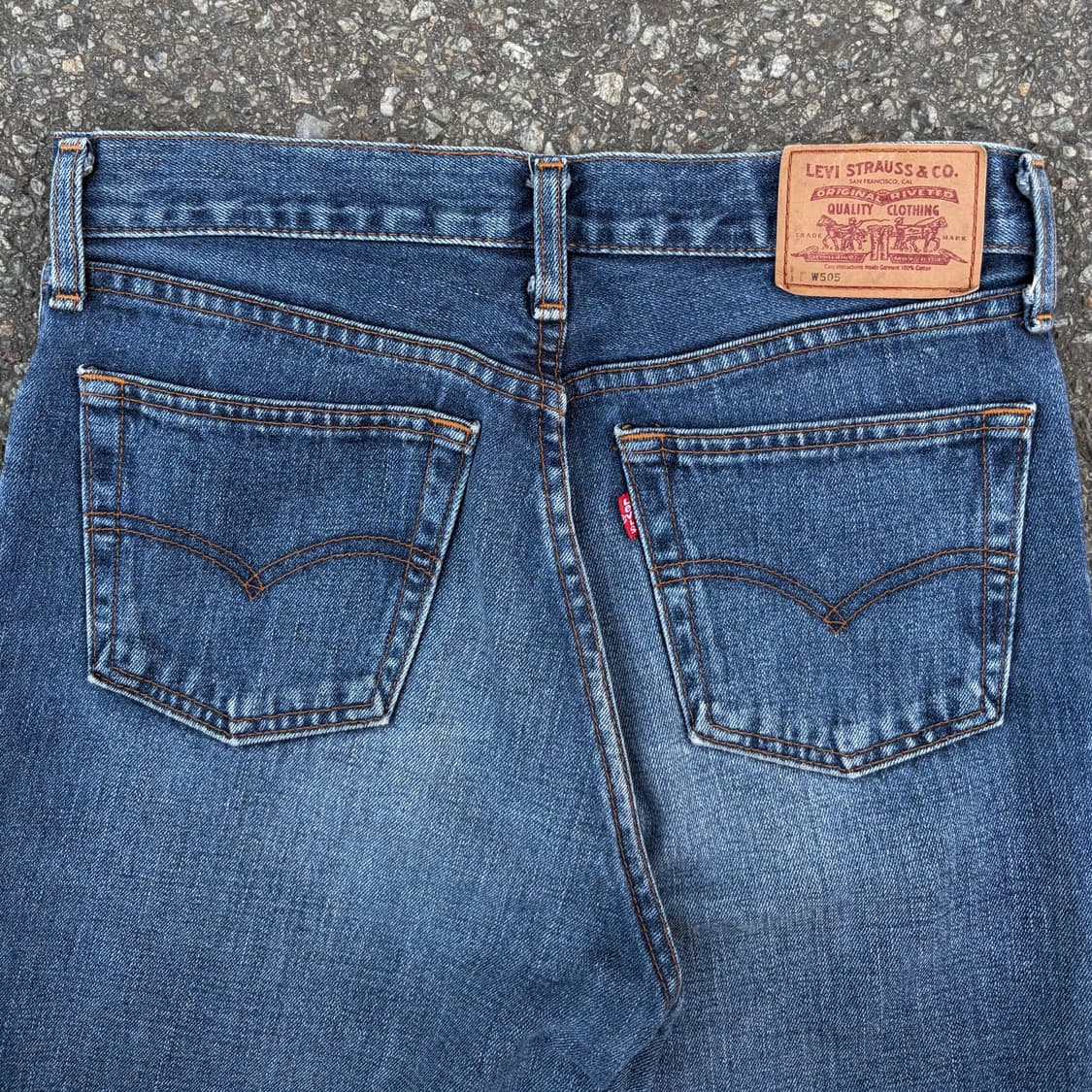 리바이스 505 레귤러 중청 데님 (29) 상품이미지5