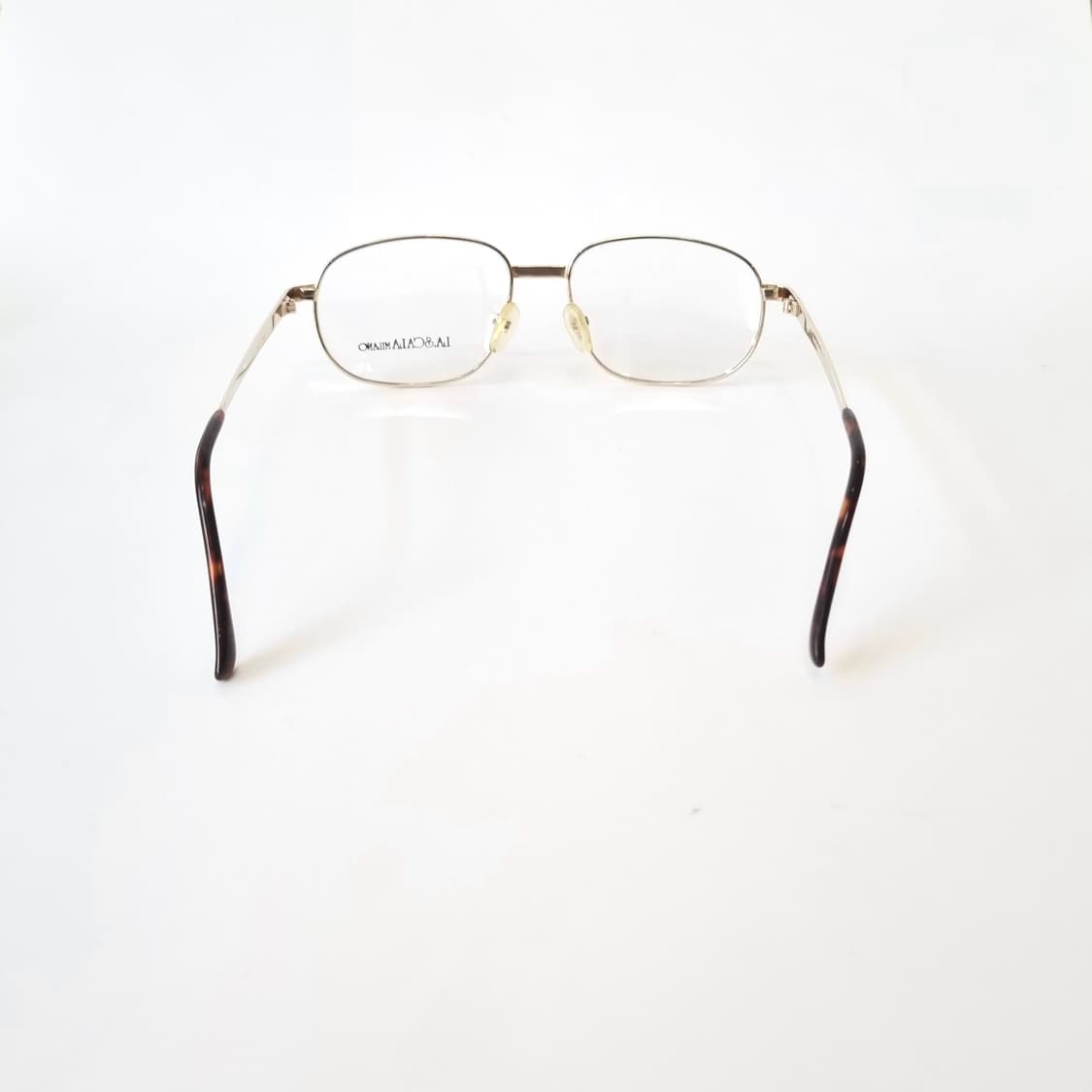 데드스탁  LA SCALA MILANO 안경테 골드  사각 메탈  103 상품이미지6