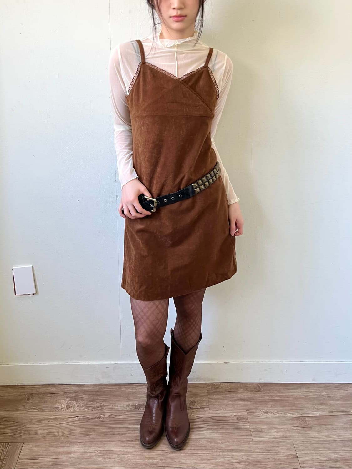 Japan vtg 스터드 벨트 상품이미지6