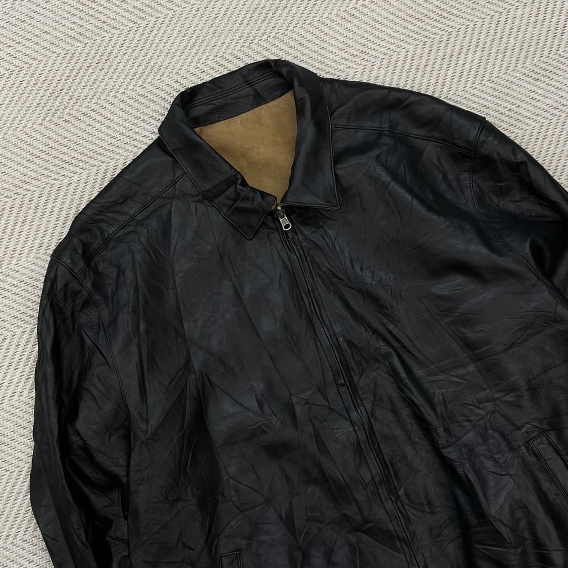 라운드트리앤요크 리버시블 레더 자켓 r2880 상품이미지5