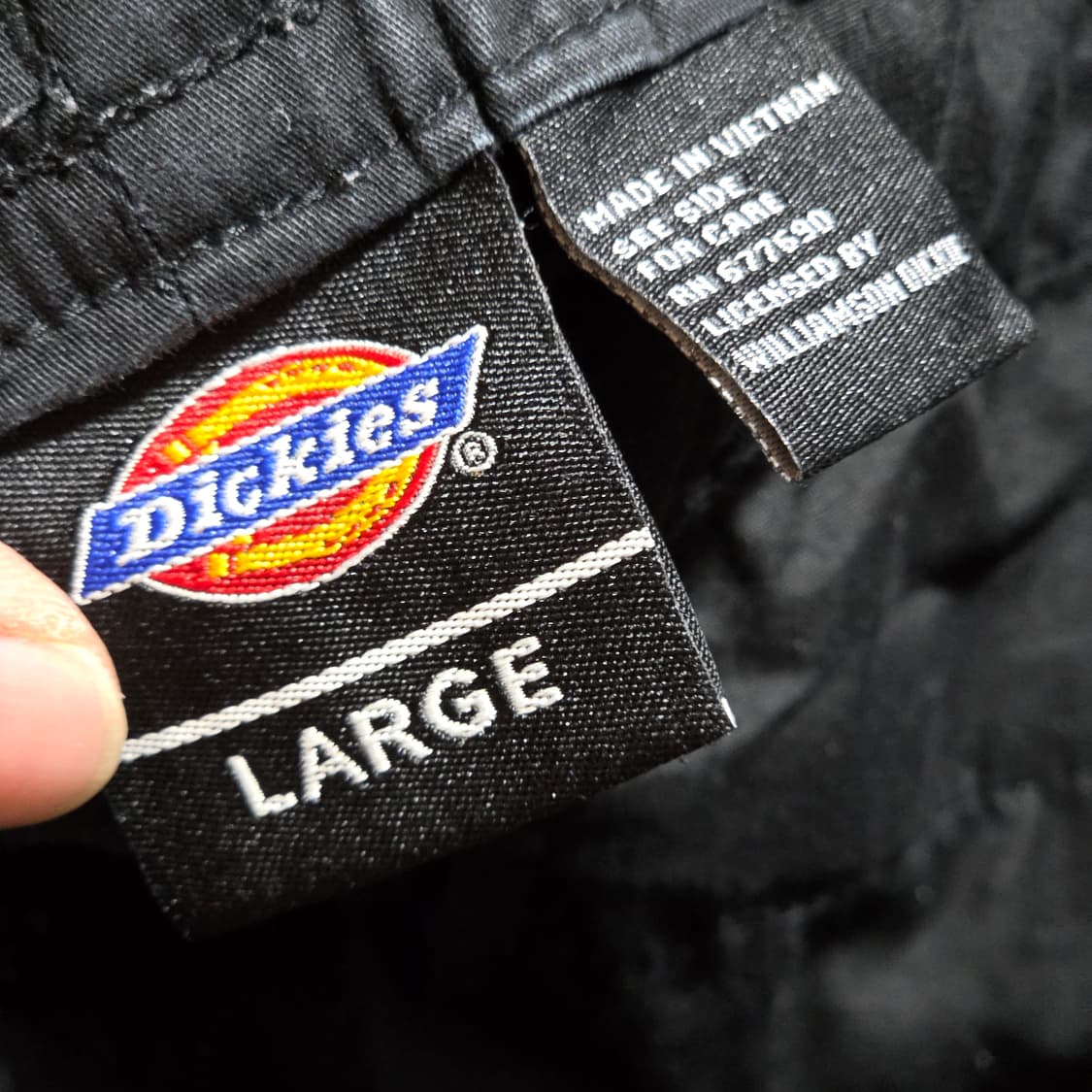 디키즈 블랙 밴딩 코튼팬츠 상품이미지7