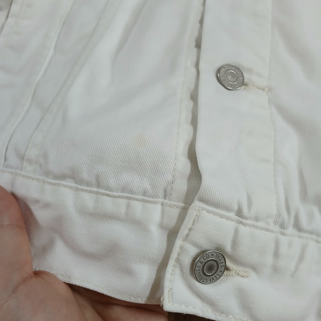 levis 리바이스 화이트 데님 트러커 자켓 상품이미지7