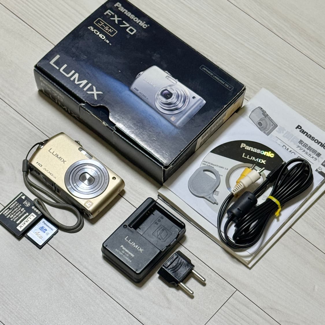 파나소닉 루믹스 fx70 빈티지 디카 디지털카메라 골드 상품이미지1