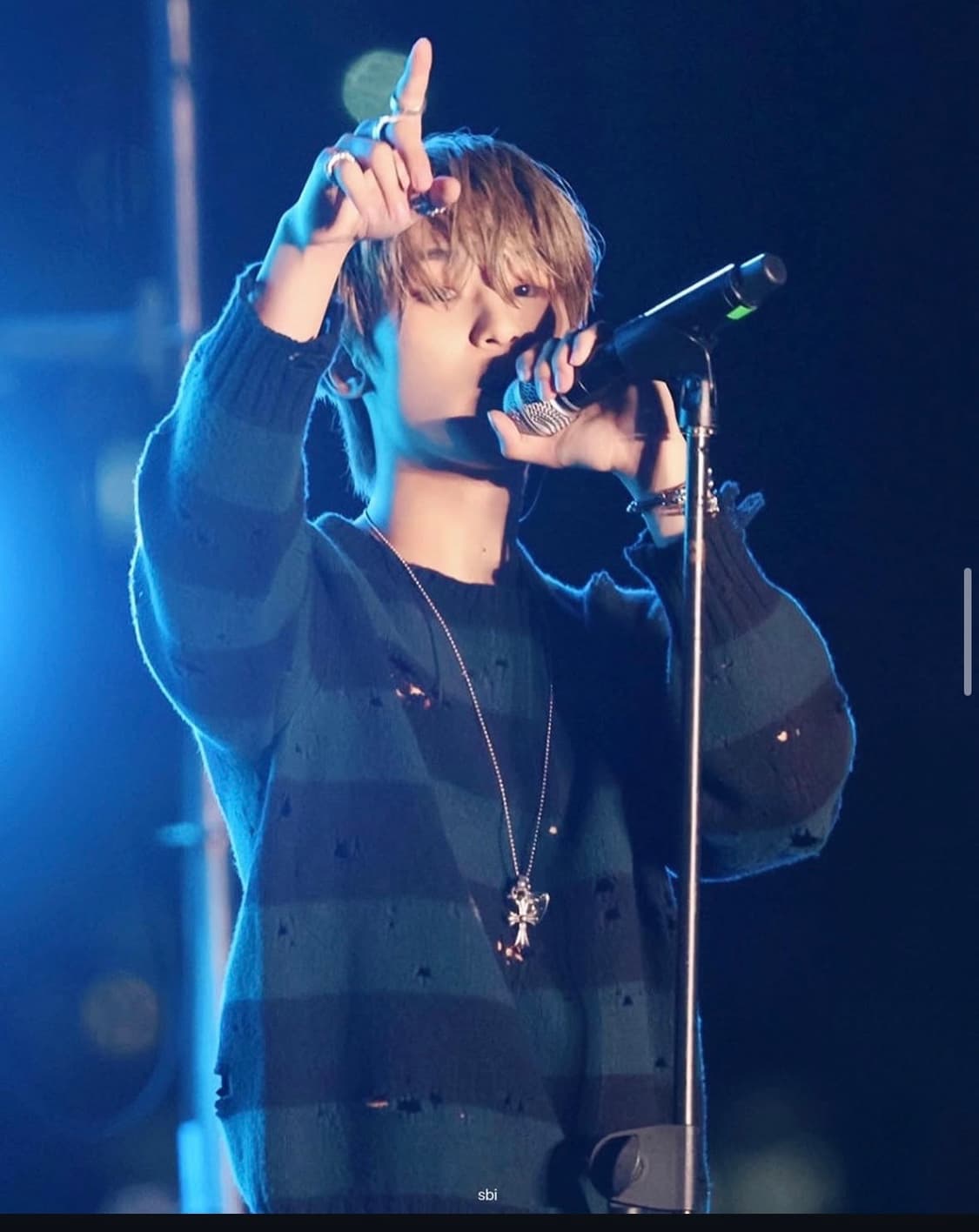 솔로이스트 그런지 니트 그린 상품이미지1