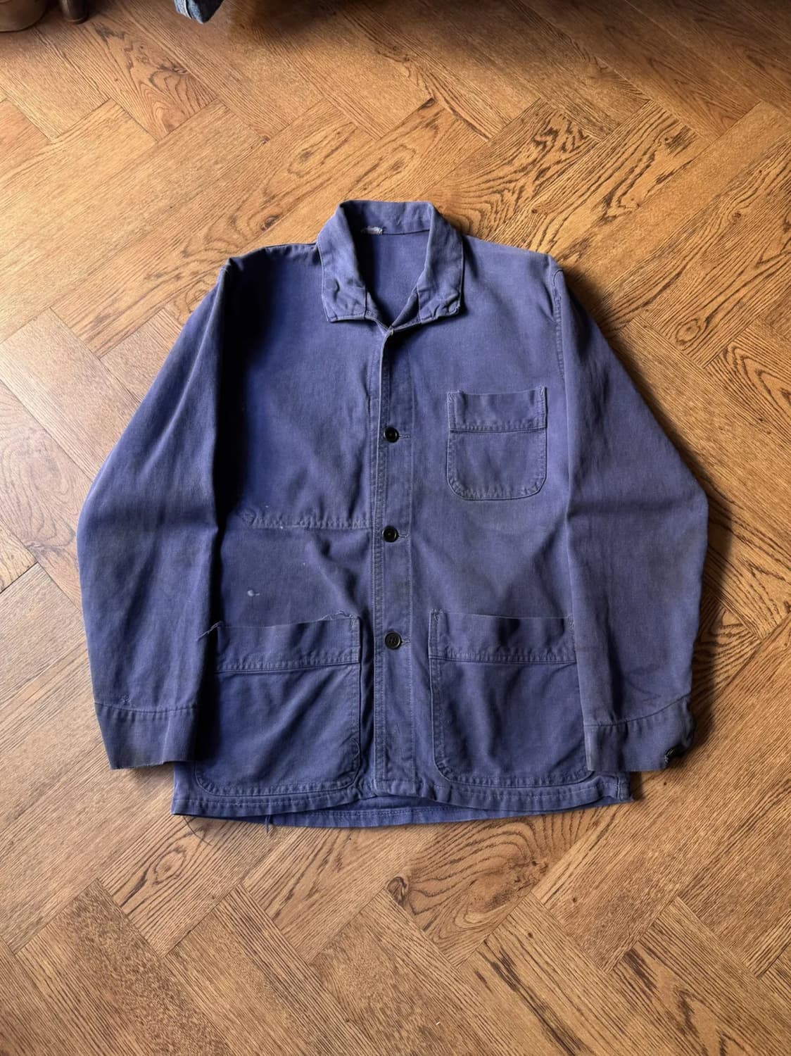 [S]90's 빈티지 페이딩 프렌치 워크자켓 상품이미지1