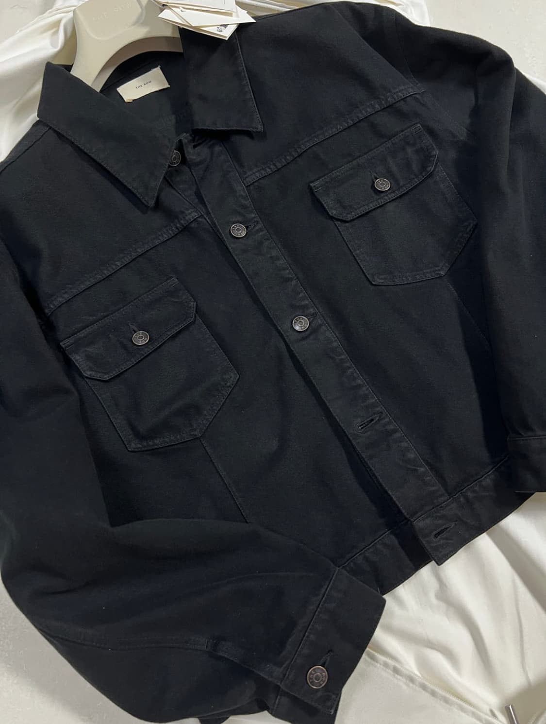 [M] 더로우 올슨 재킷 블랙 상품이미지2