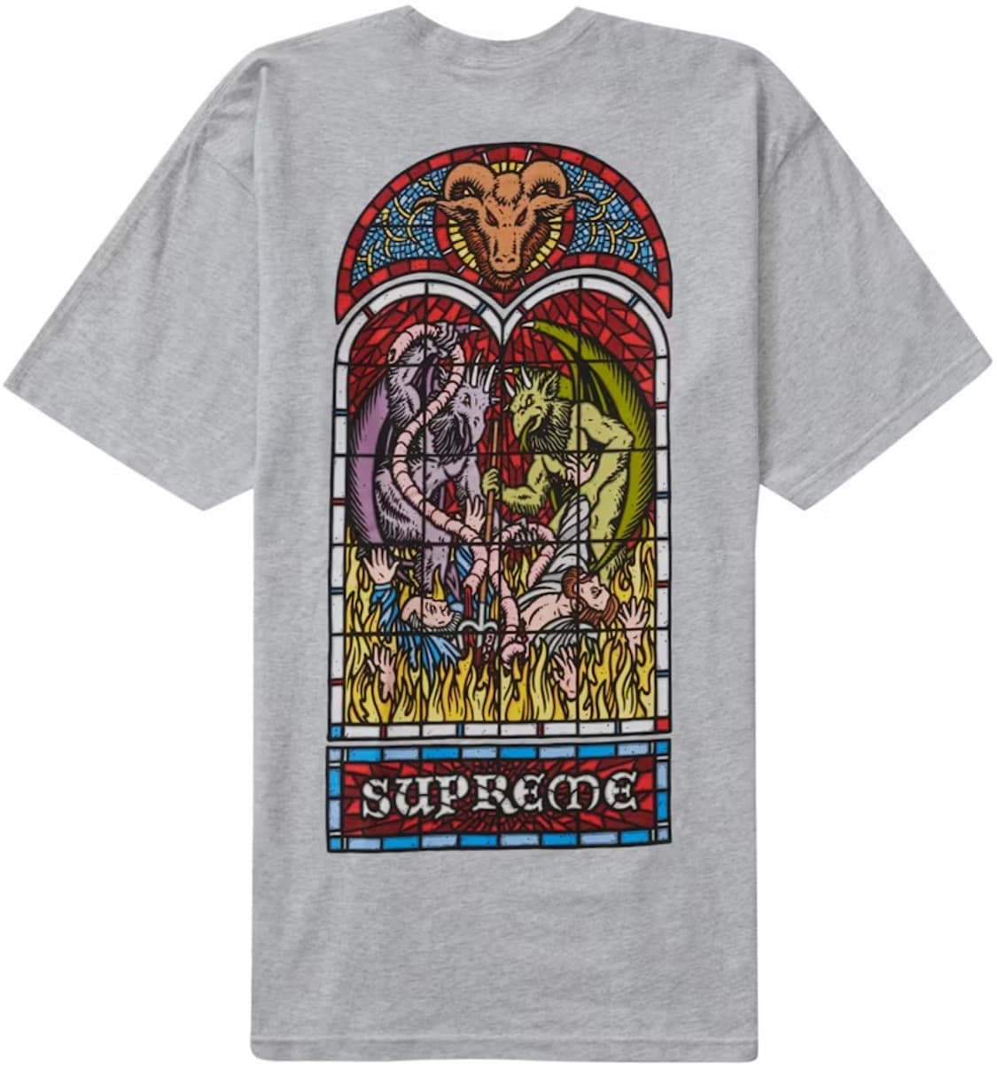 Supreme worship T-shirt ash grey 상품이미지1