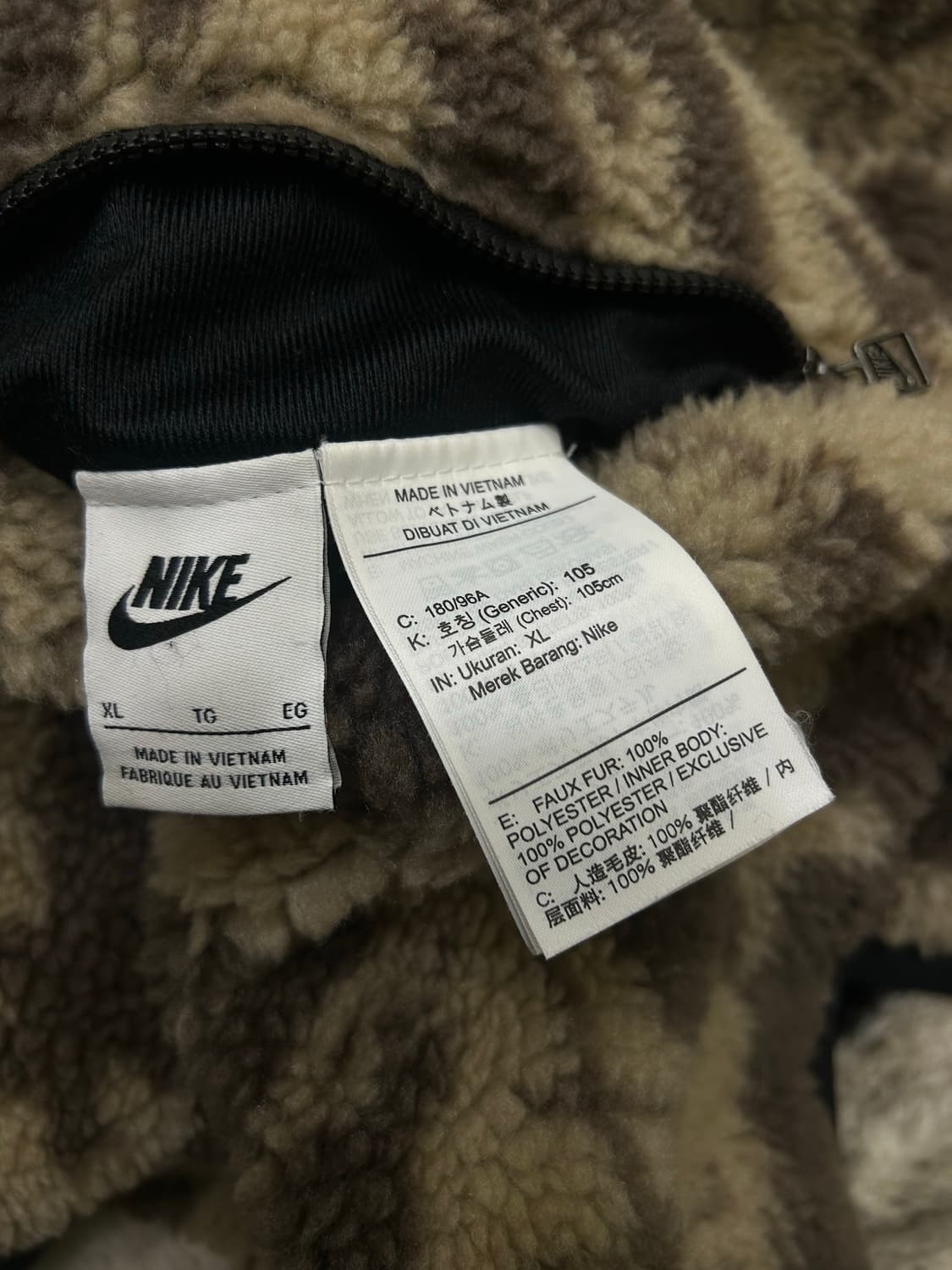 [XL]나이키클럽 플리스 윈터 라이즈드 양면 자켓 상품이미지7