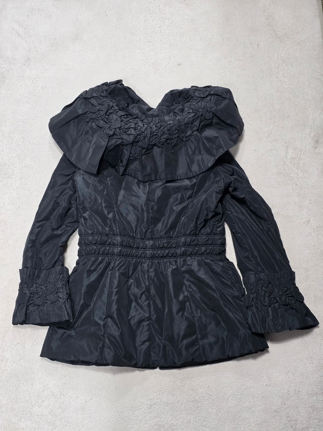 Noko ohno 노코오노 플리츠 장미 자켓 38 상품이미지4