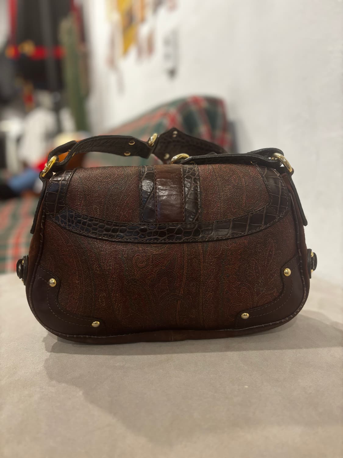 y2k 빈티지 페이즐리 숄더백 상품이미지5