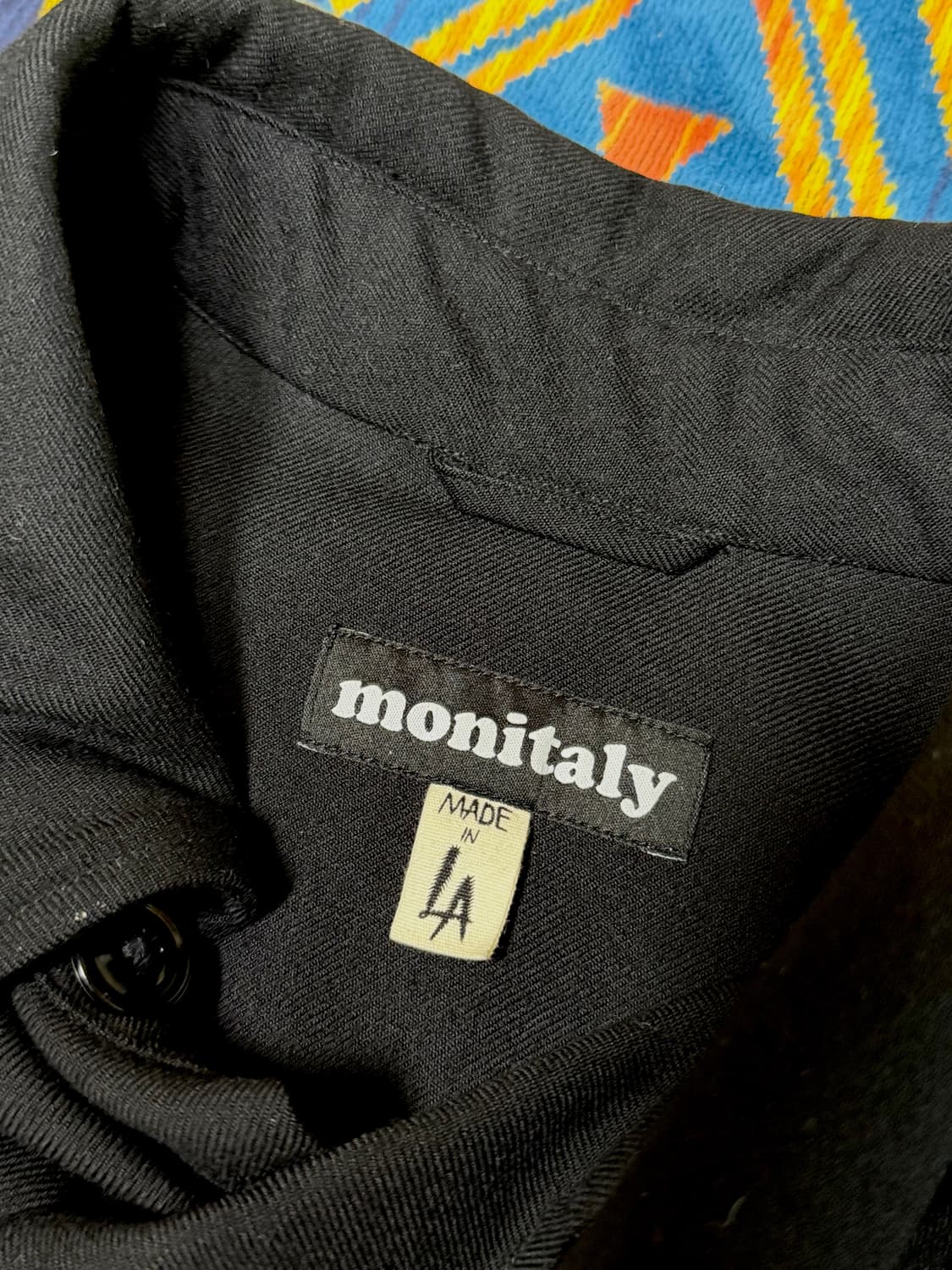 MONITALY USA WIDE SILHOUETTE MILITARY BL 상품이미지3