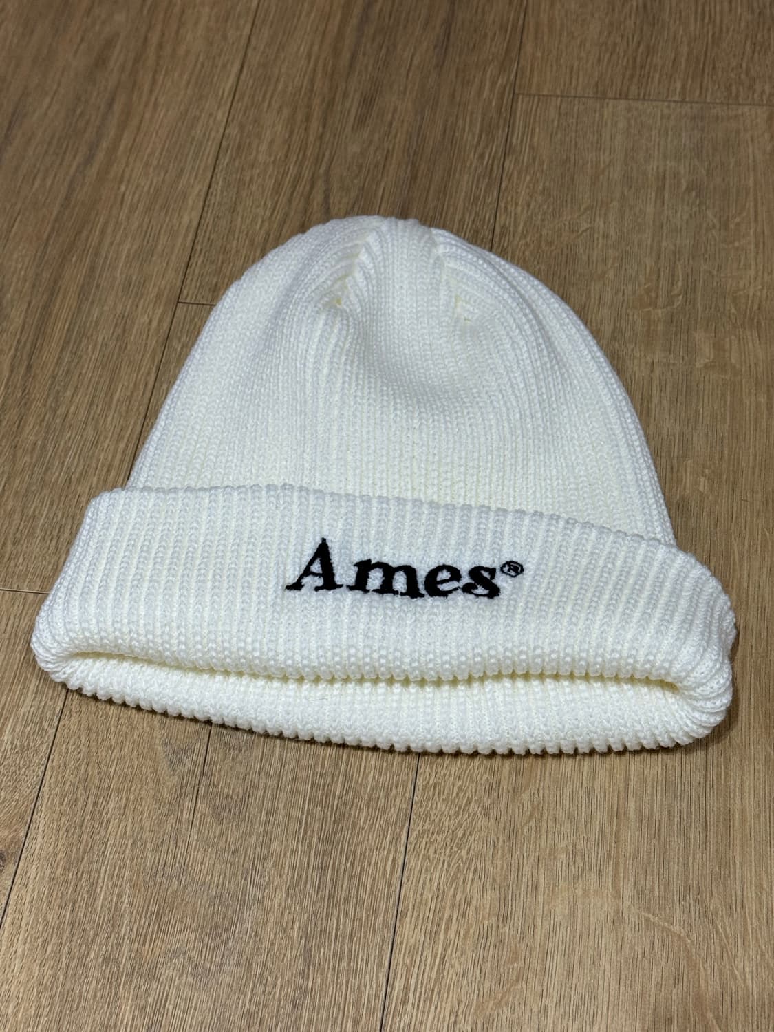 아메스 월드와이드 ames BASIC LOGO BEANIE WHITE 상품이미지1