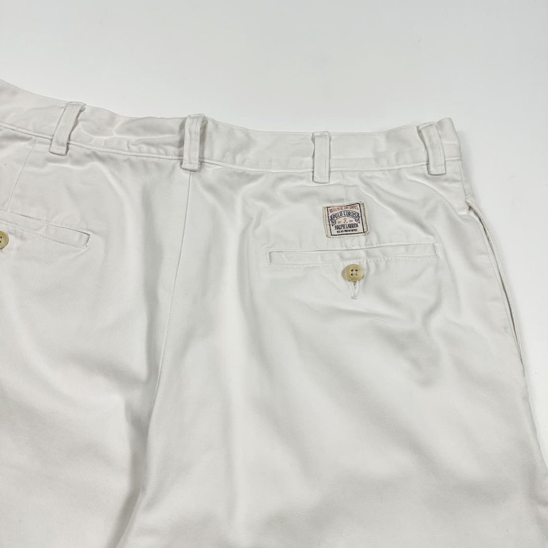 폴로 랄프로렌 클래식 화이트 치노팬츠 (33인치) 상품이미지4