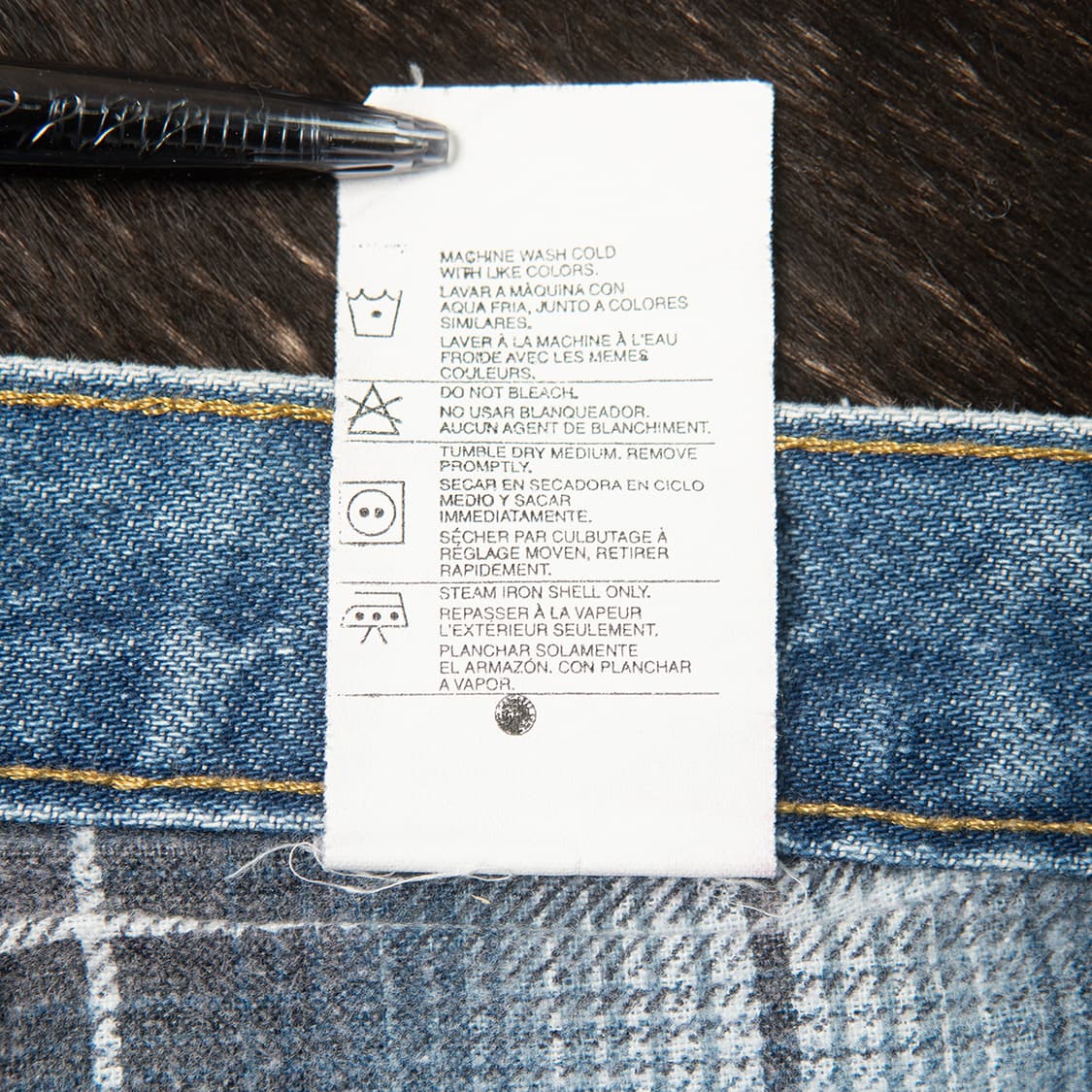 [38] 00s 칼하트 B21 DST 플란넬 라이닝 데님팬츠 헤비웨이트  상품이미지10