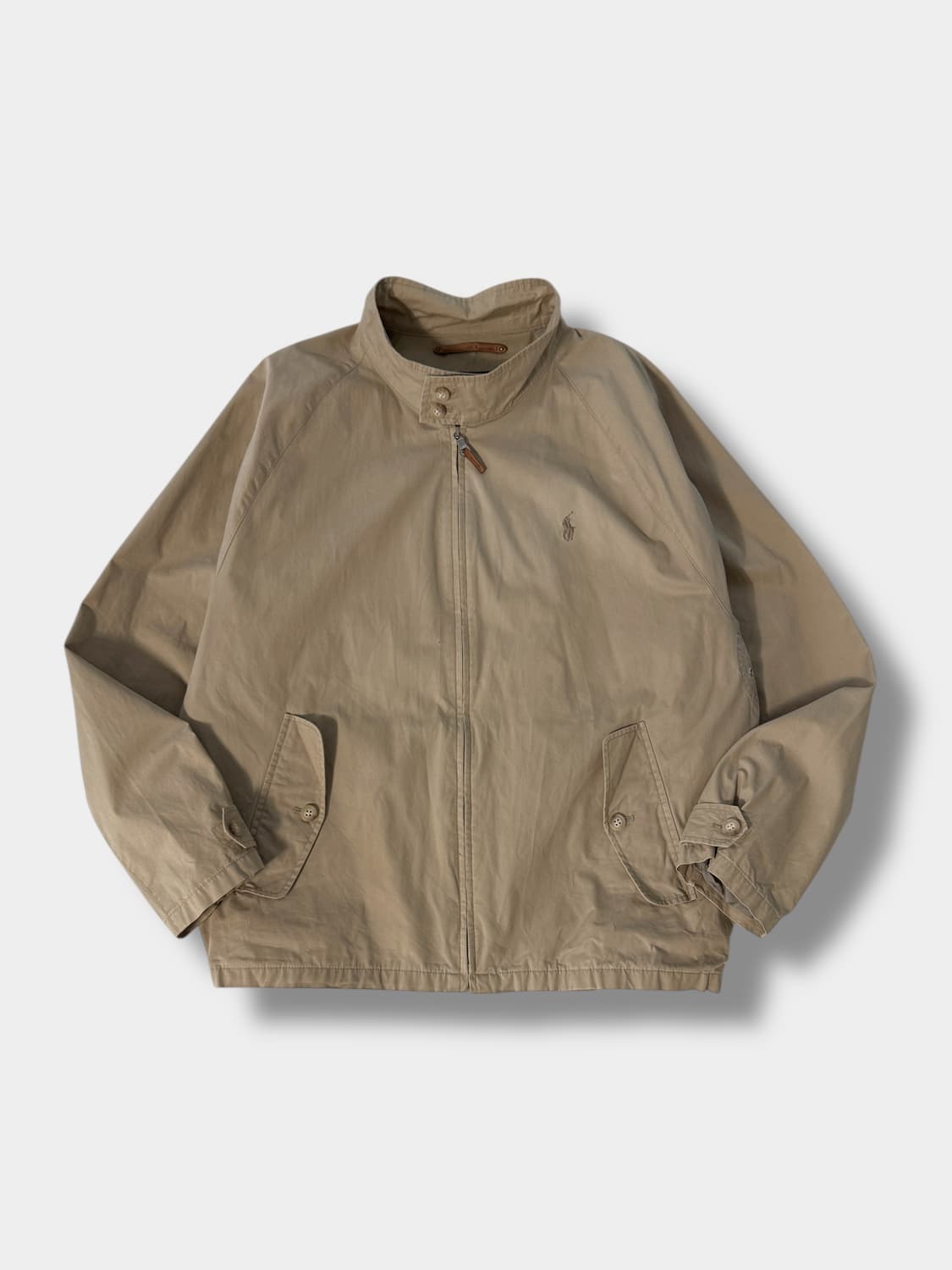 폴로 랄프로렌 오버핏 코튼 바라쿠타 베이지 헤링턴 자켓 상품이미지2