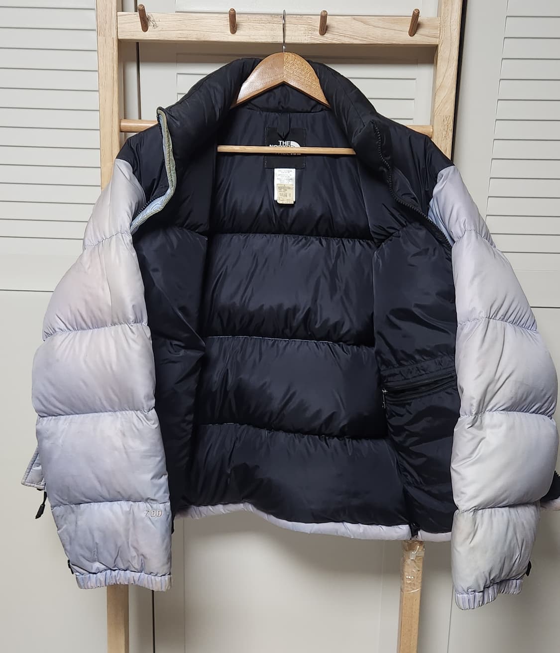 노스페이스 700 눕시 스카이블루 패딩 자켓 상품이미지7
