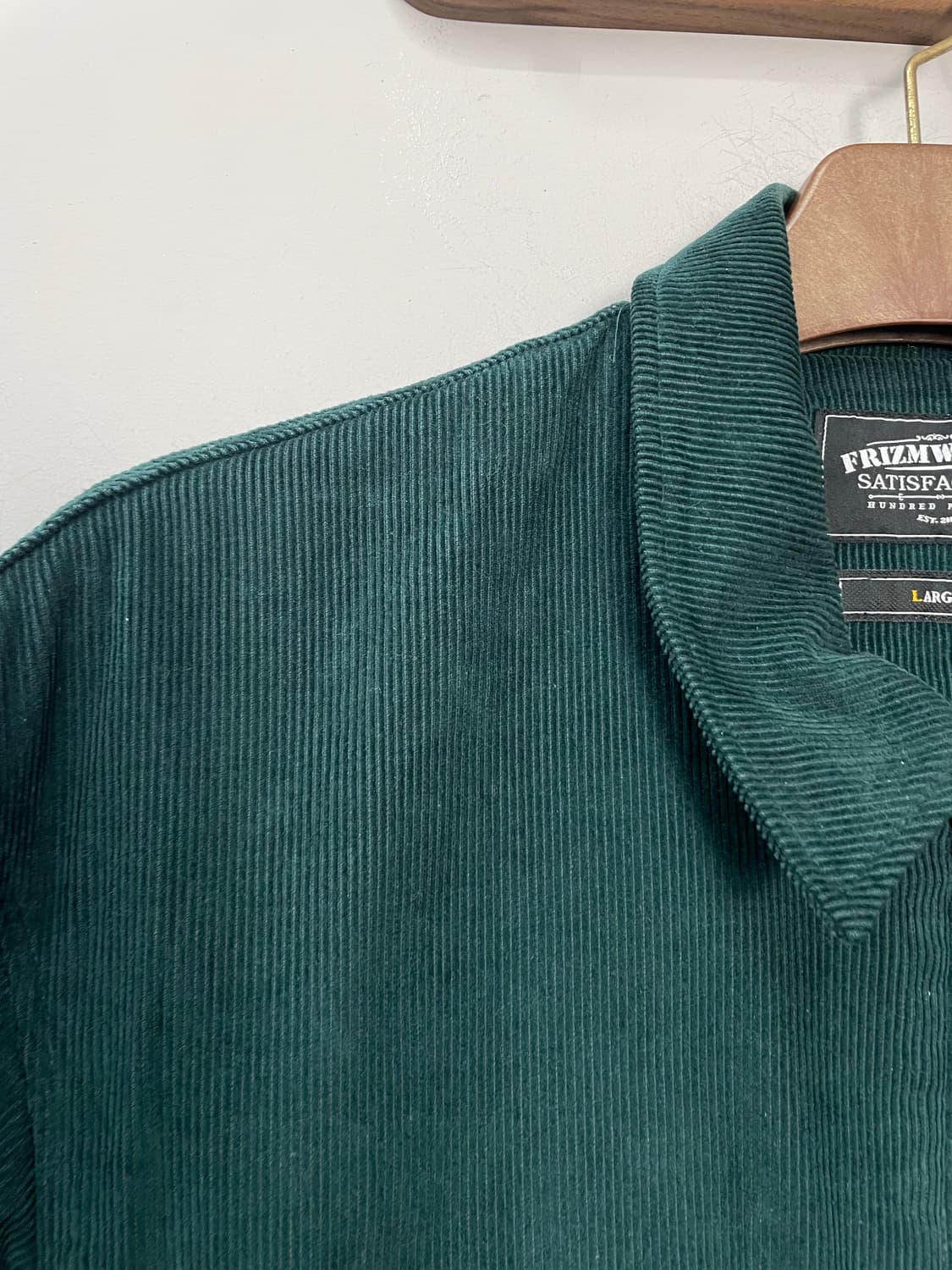 프리즘웍스 코듀로이 다크그린 바시티 자켓 H1533 상품이미지8