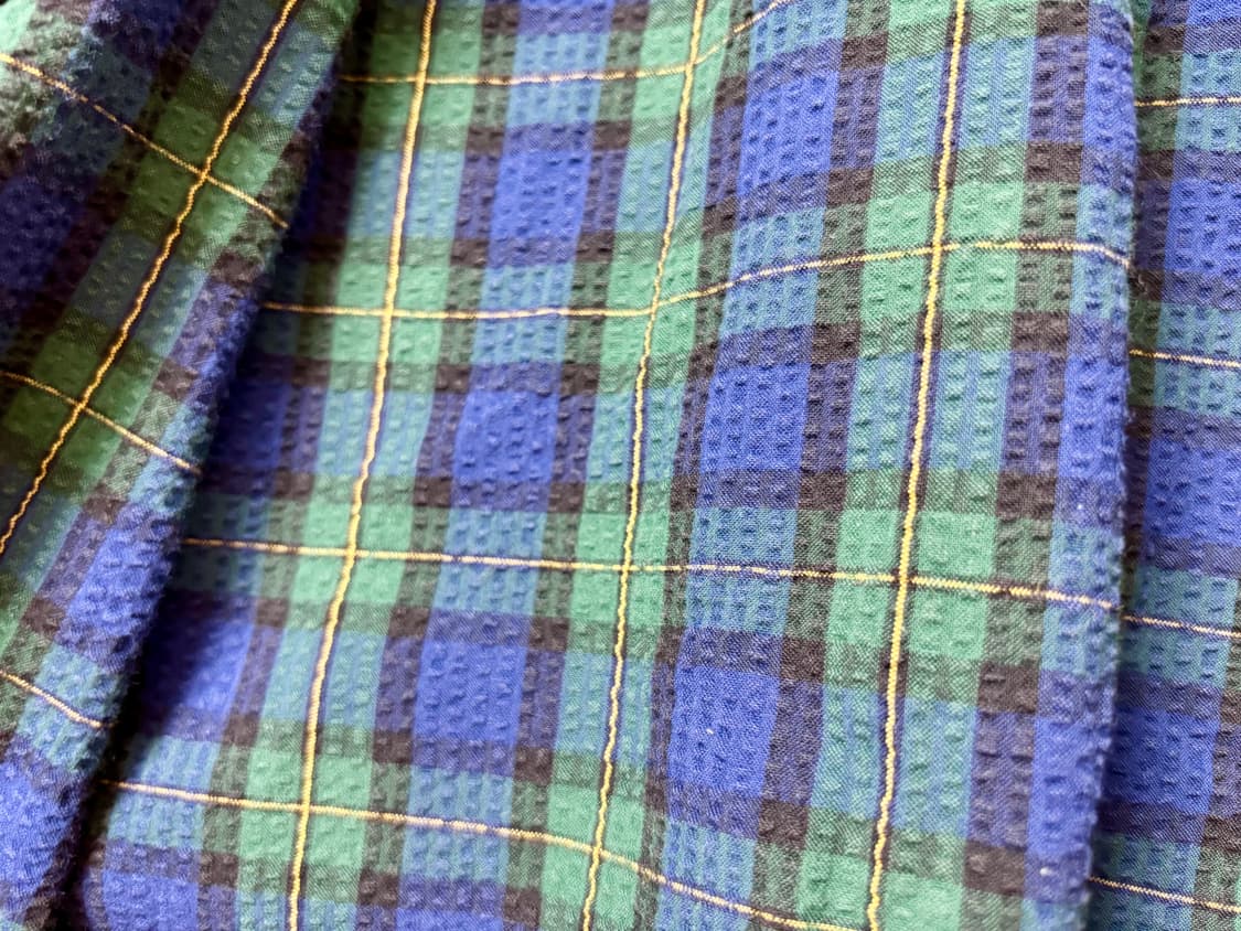 올드 엘엘빈 타탄체크 시어서커 반팔 셔츠 상품이미지6