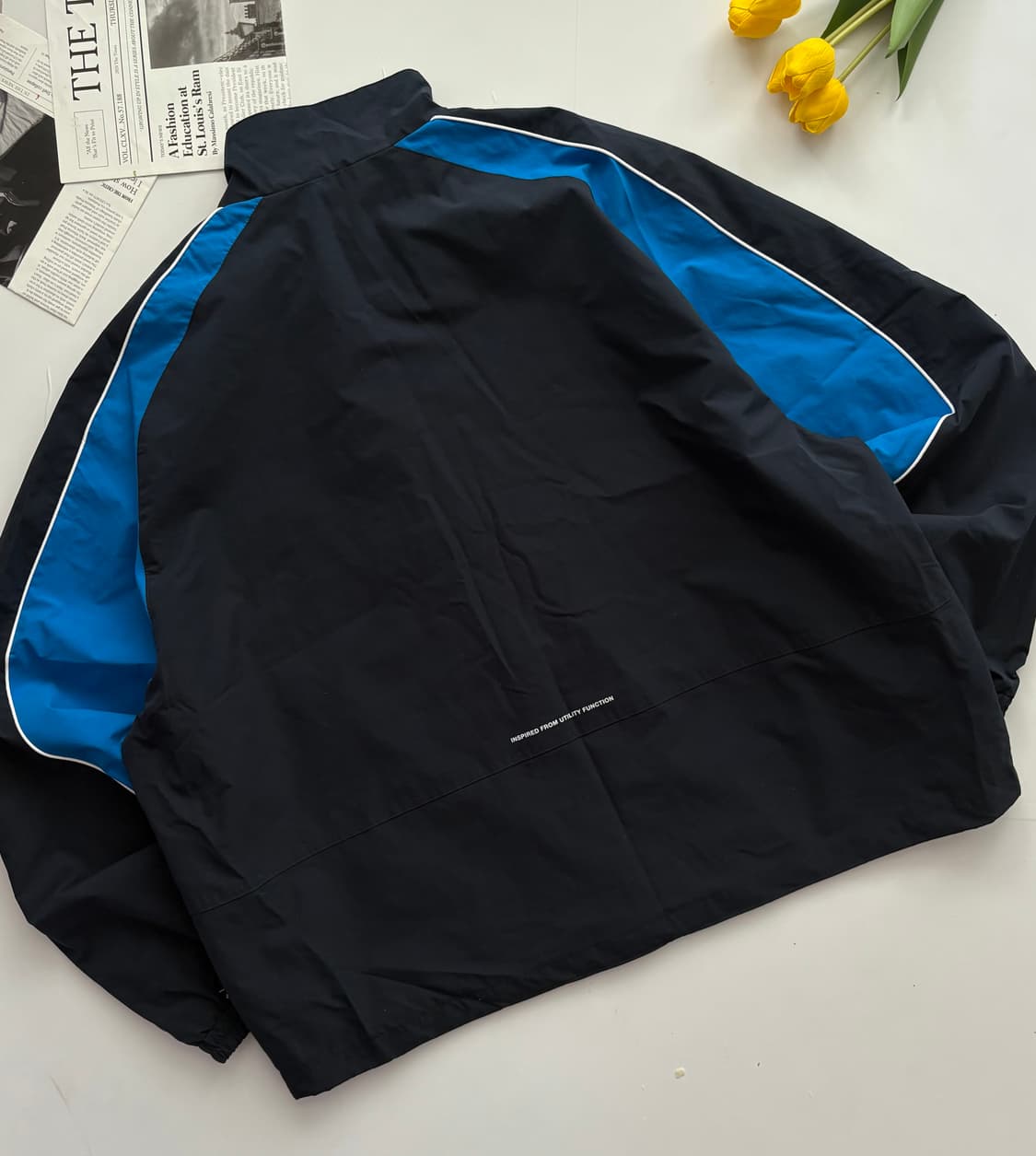 코드그라피 투웨이 배색 테크 바람막이 상품이미지4