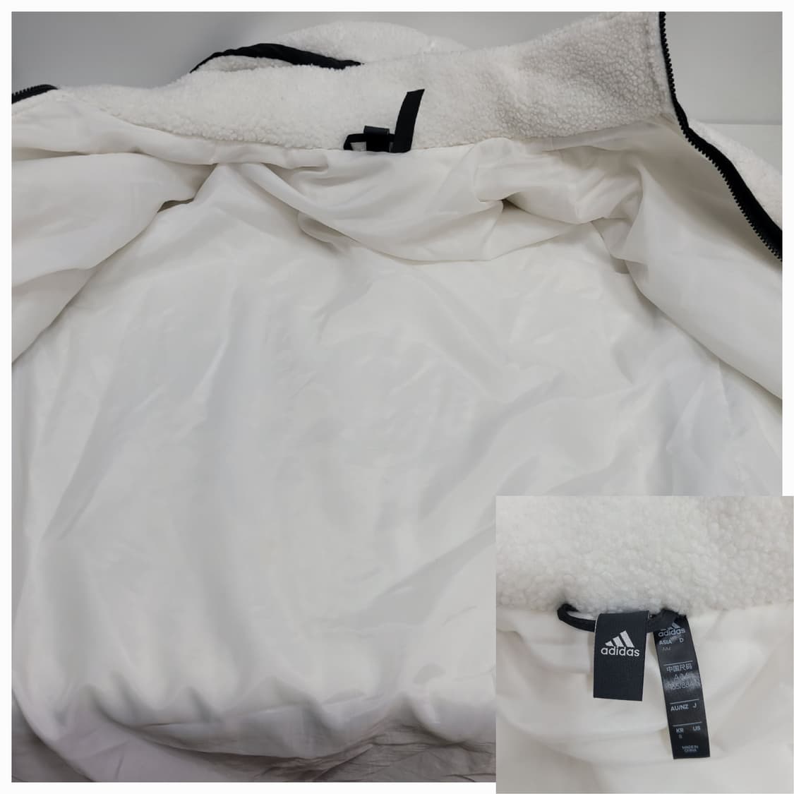 adidas 20FW 아디다스 어반 보아 후리스 세르파 롱 자켓 / S
 상품이미지8