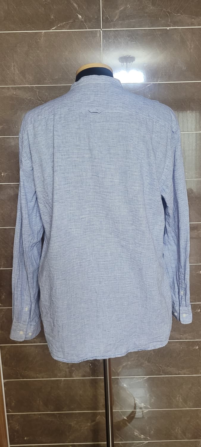 남성105사이즈)헤지스 스트라이프 헨리넥 셔츠(마45%) 상품이미지3