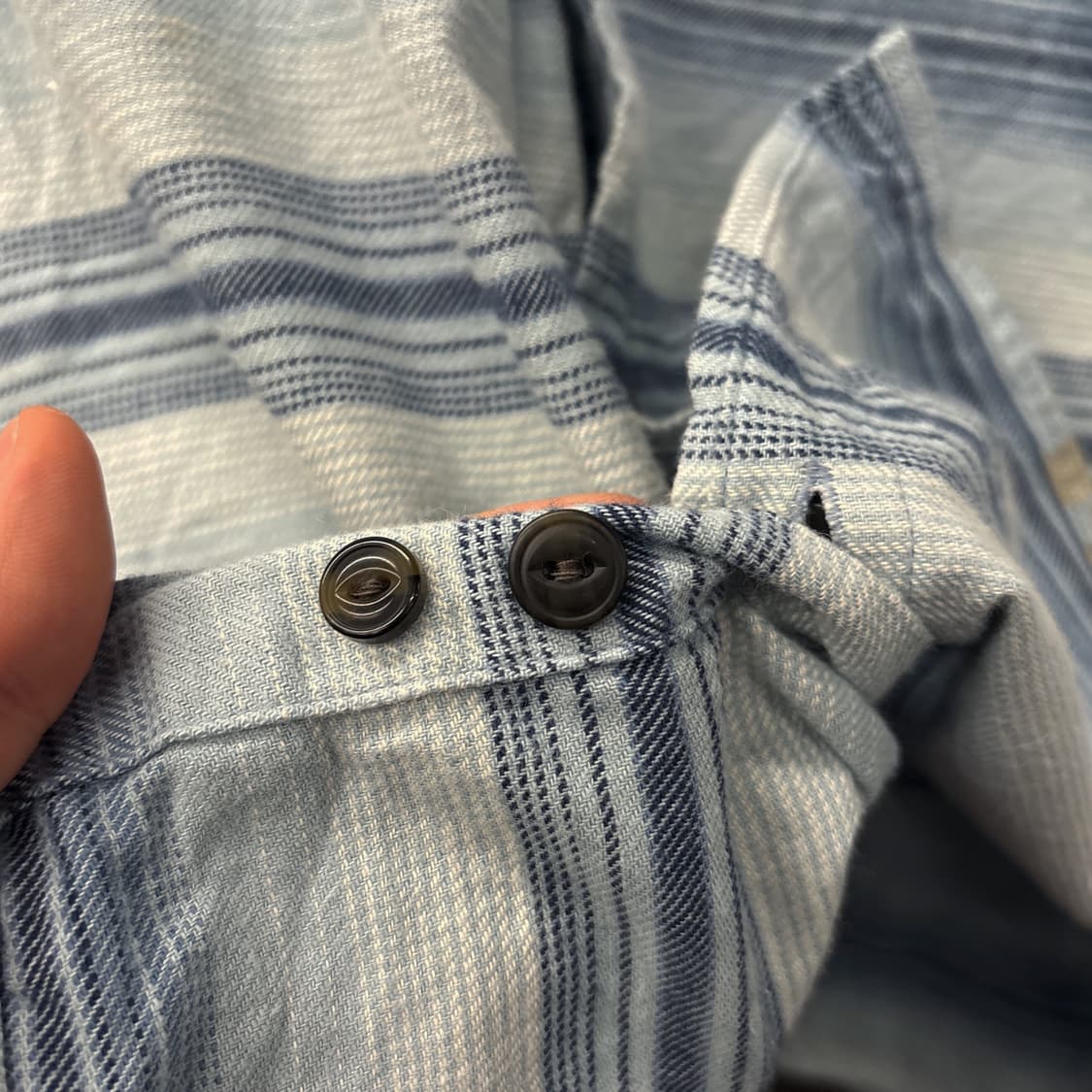 파타고니아 오가닉코튼 웨이브 그라데이션 자카드 워크셔츠 N1019 상품이미지6