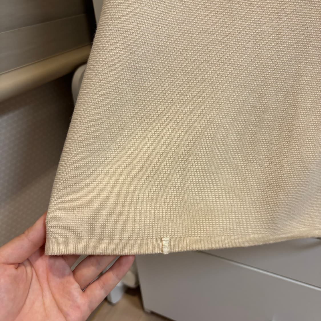 막스마라 반목 울100% 버터베이지 니트 상품이미지10