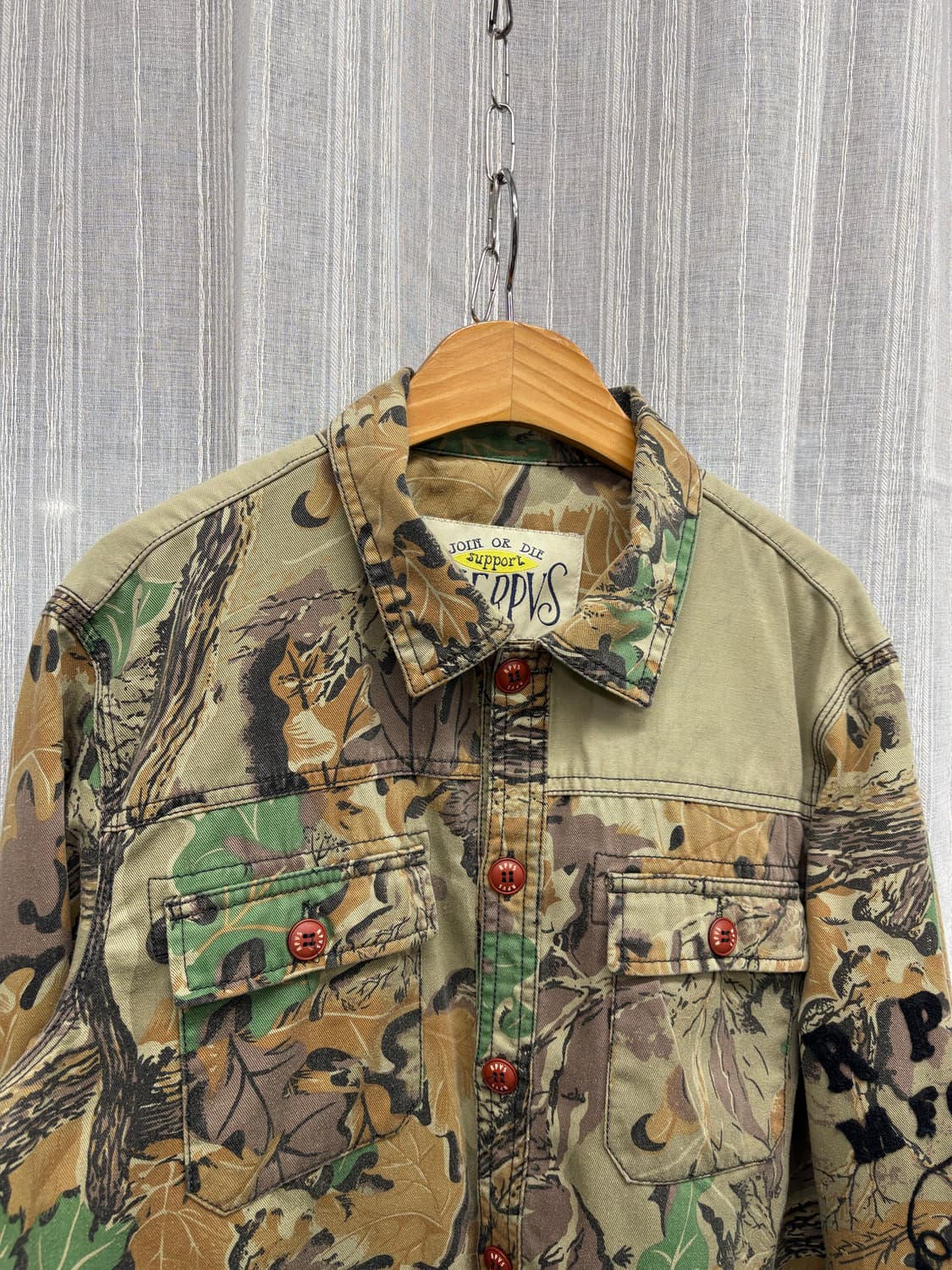 The RPVS 빈티지 밀리터리 카모 셔츠 상품이미지5