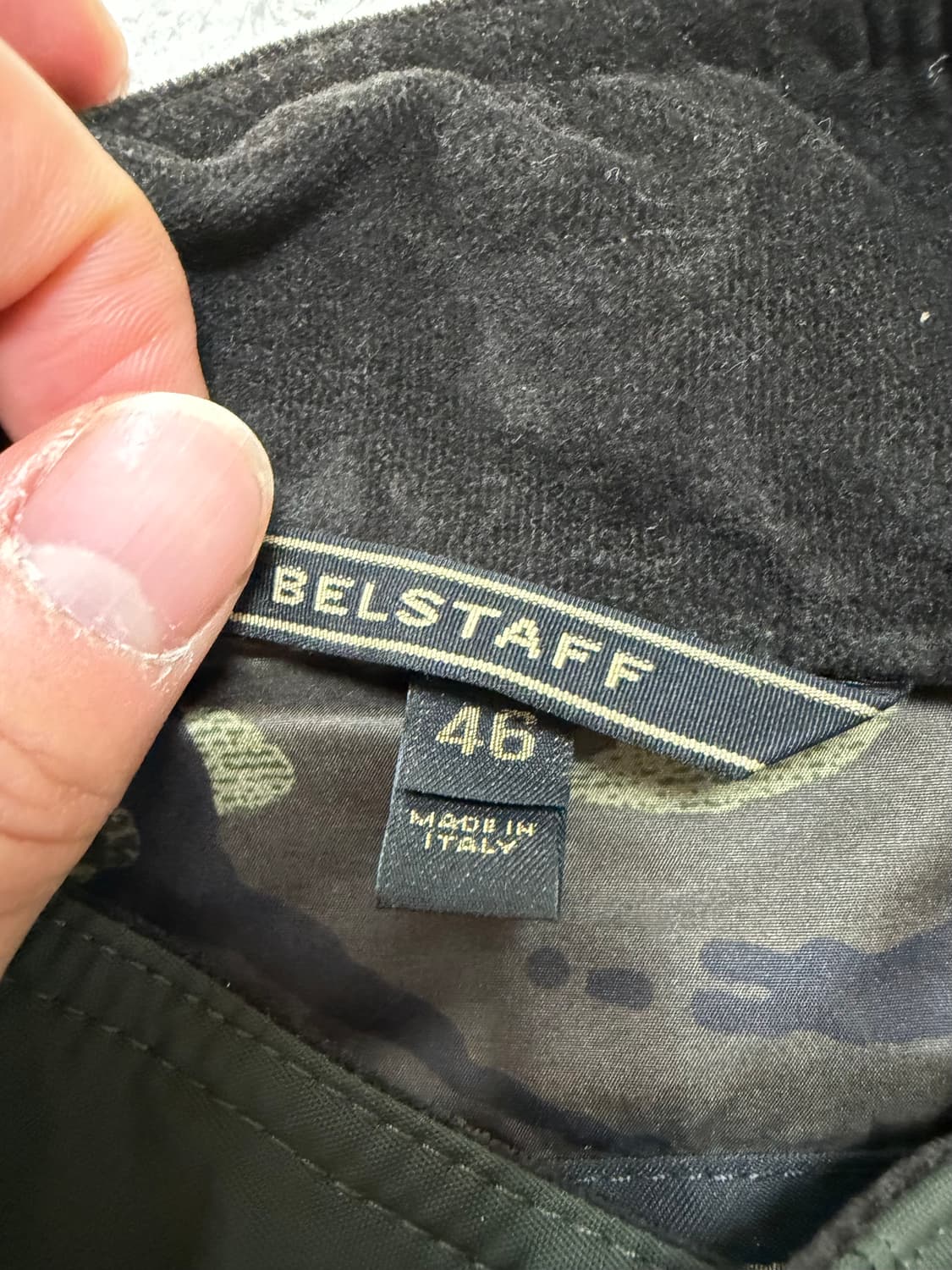 [46] 벨스타프x소프넷 필드마스터 나일론 자켓 (다크올리브/카모) 상품이미지2