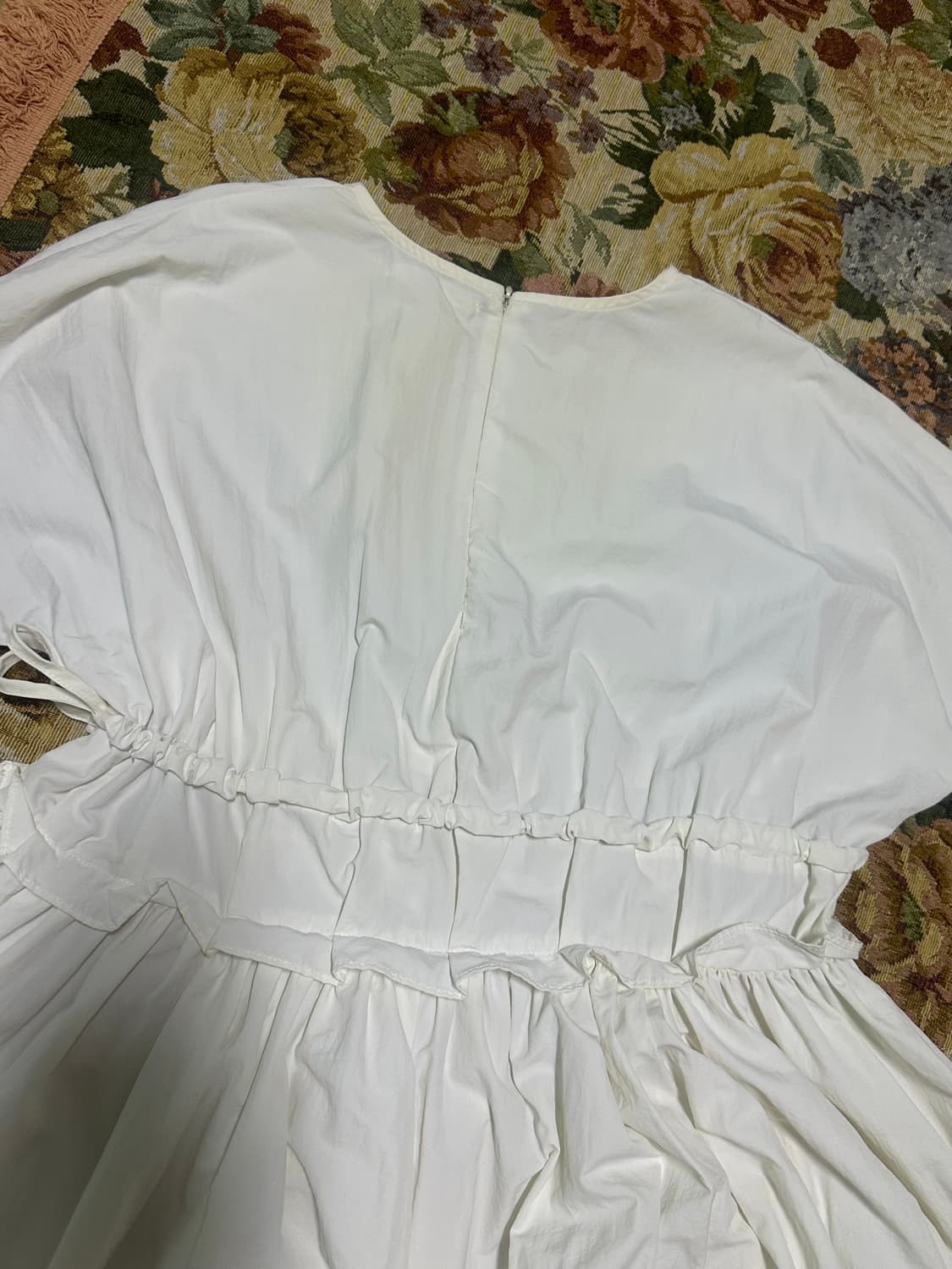 허리 스트링포인트 롱원피스 상품이미지3