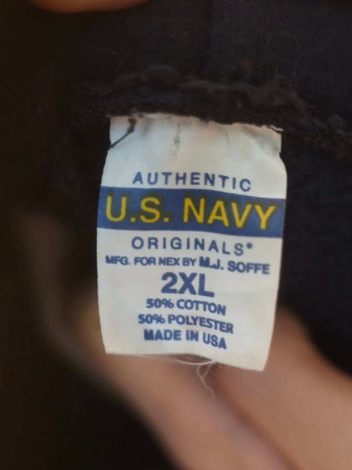 US NAVY HOODIE (XXL) 상품이미지3
