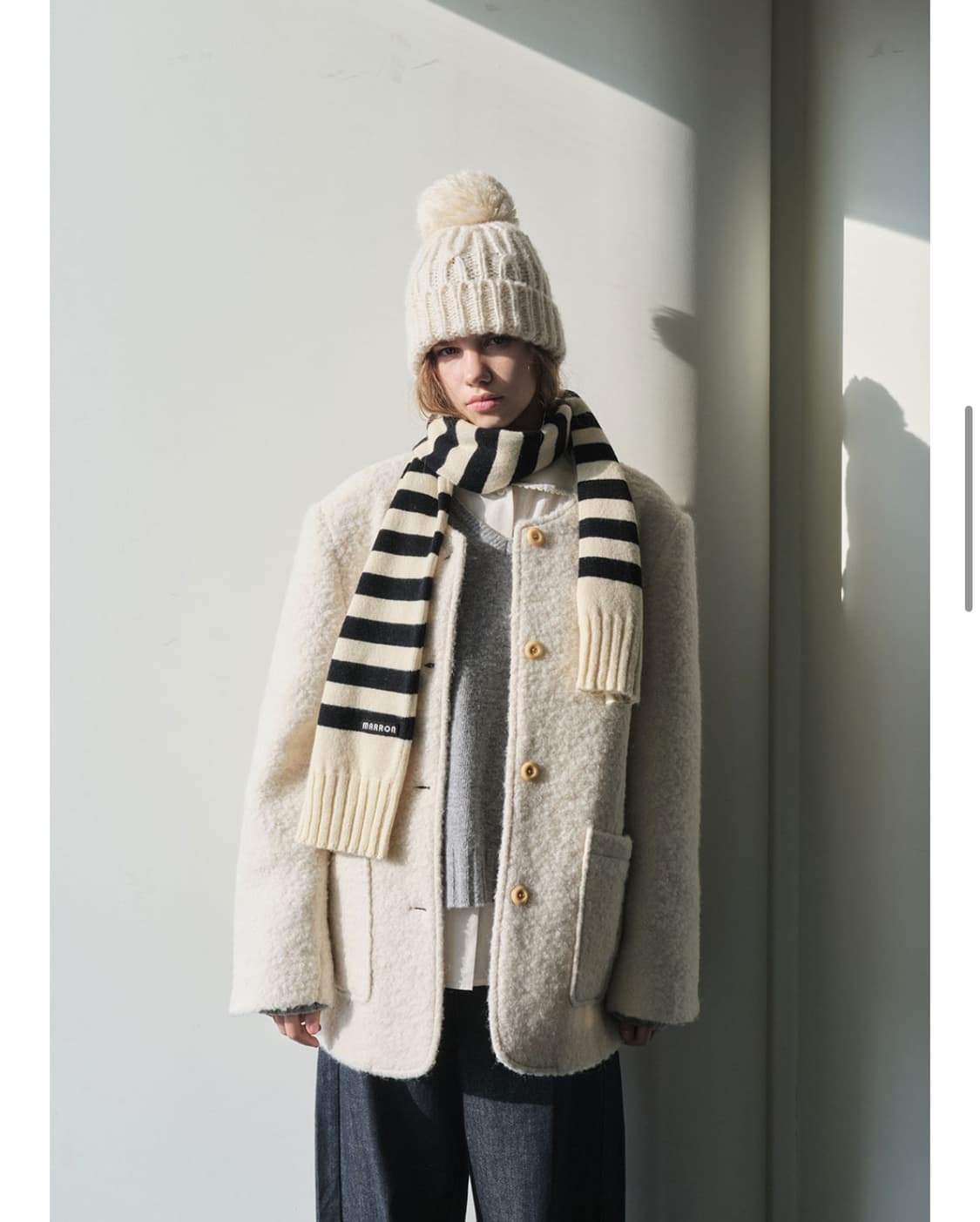 마론에디션 하프 코트 상품이미지1