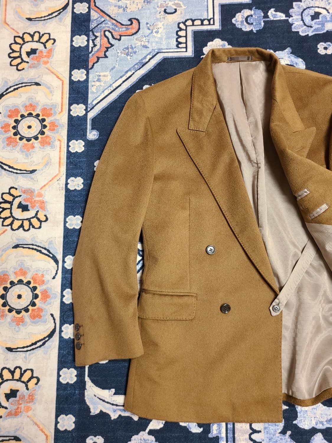 맥카이저 캐시미어 더블브레스티드 자켓 상품이미지3