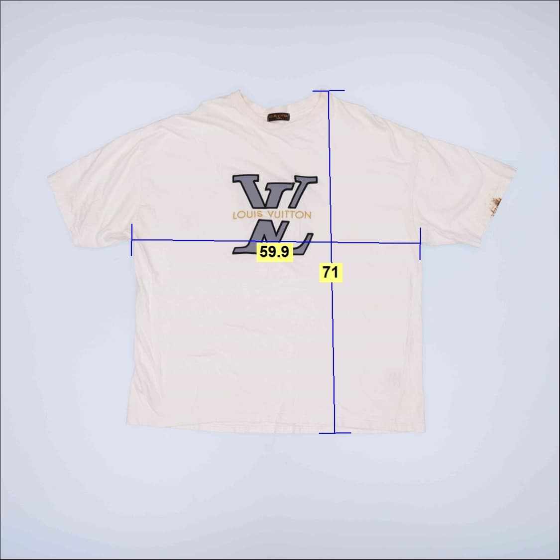 실측확인 빈티지 VL로고 반팔 티셔츠 0604J1 상품이미지8