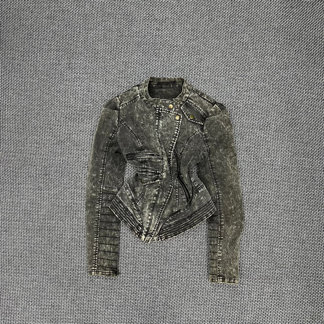 Y2K 워싱 데님 자켓 상품이미지1