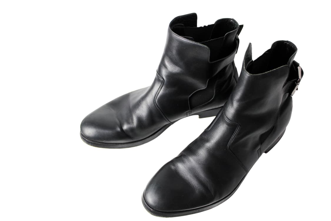Pierre Hardy Black Leather Strap Boots 상품이미지1
