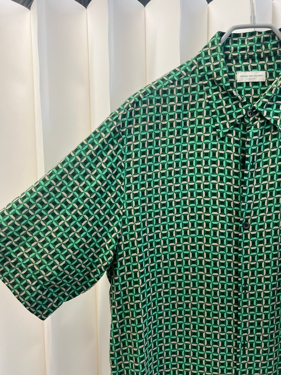 드리스반노튼 그린 패턴 셔츠 48 상품이미지4