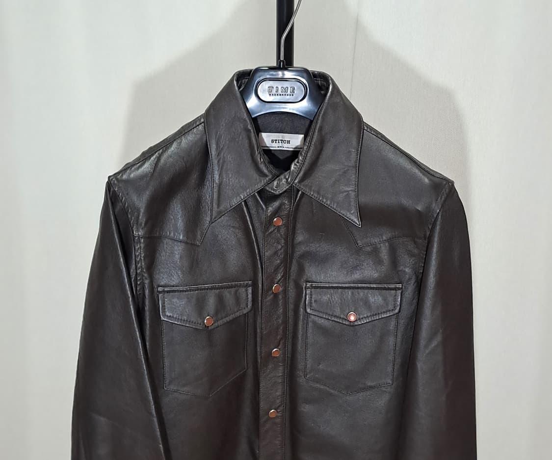 (택포) JPN 리얼레더 웨스턴 셔츠 95-100 B126 상품이미지2