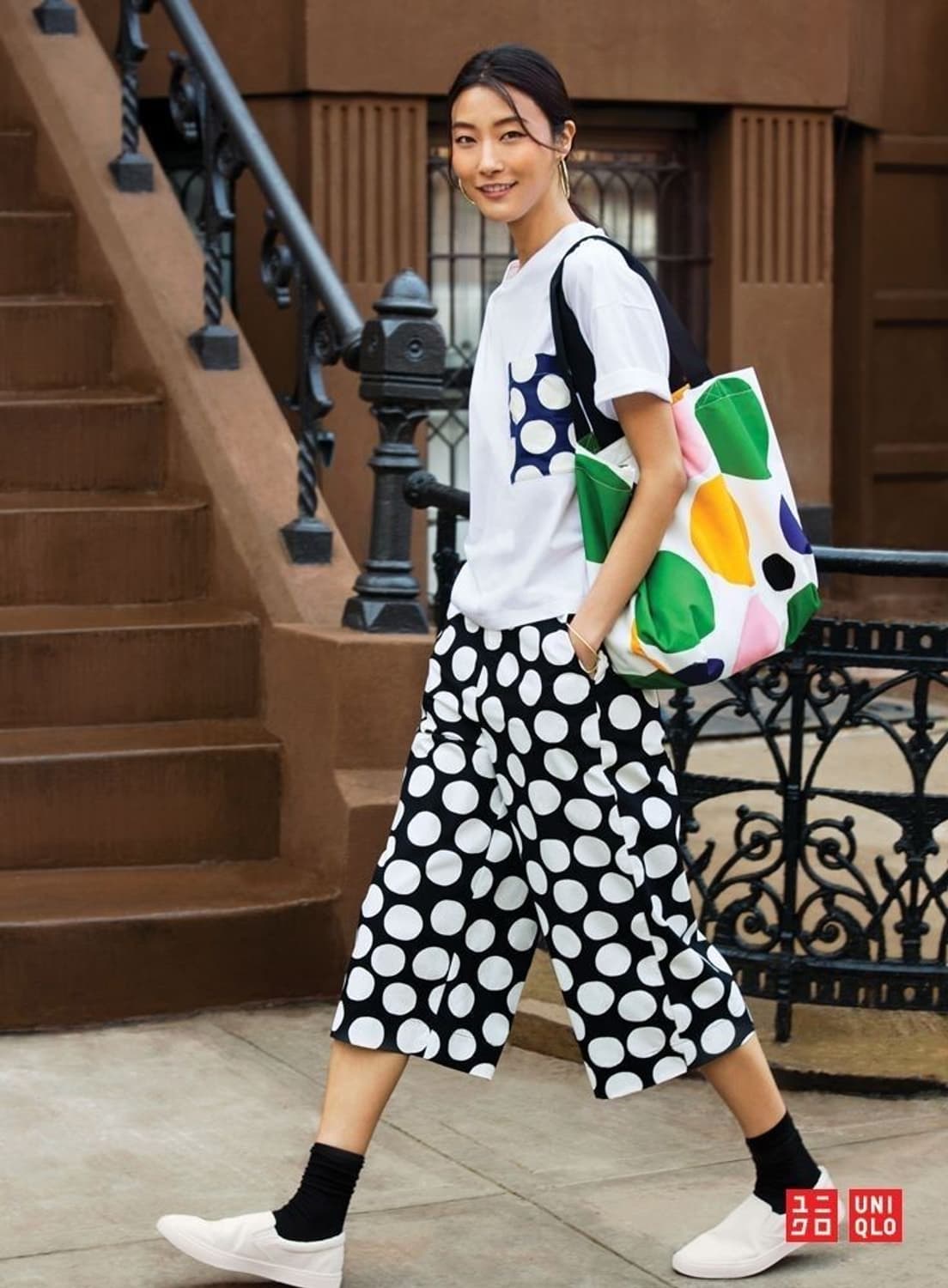 [새상품] 마리메꼬 도트 패턴 숄더백 토트백 가방 상품이미지9