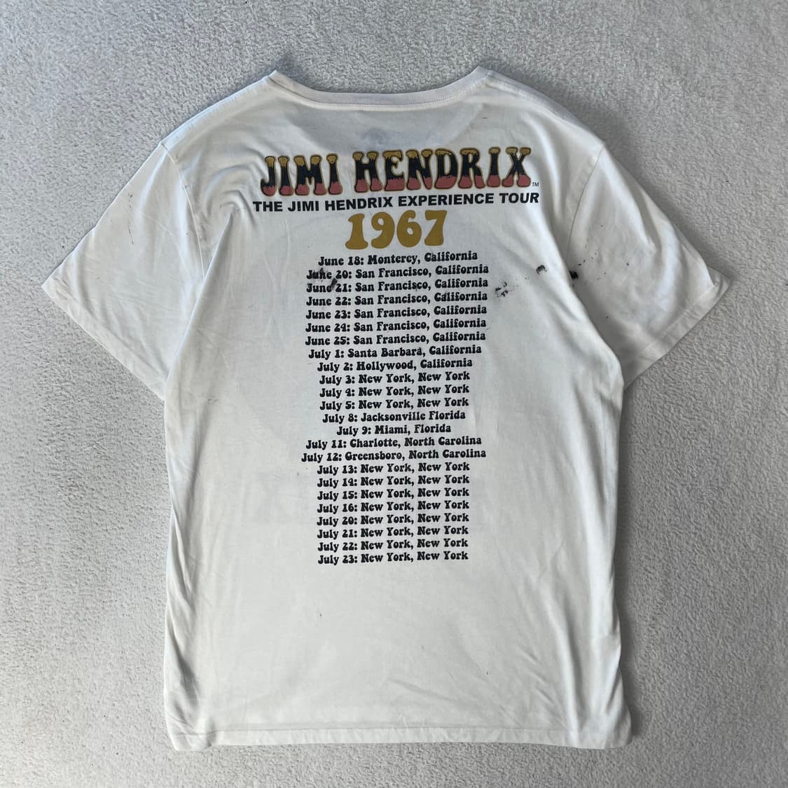 지미 핸드릭스 빈티지 티셔츠 상품이미지2